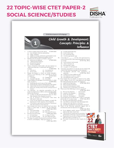 22 Topic-wise CTET Paper 2 Social Science/ Studies Previous Year Solved Papers (2024 - 2011) Class 6 - 8 Teachers | Child Development & Pedagogy, English - Image 4