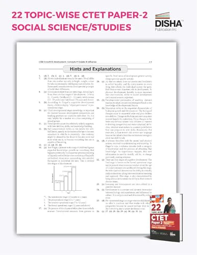 22 Topic-wise CTET Paper 2 Social Science/ Studies Previous Year Solved Papers (2024 - 2011) Class 6 - 8 Teachers | Child Development & Pedagogy, English - Image 5