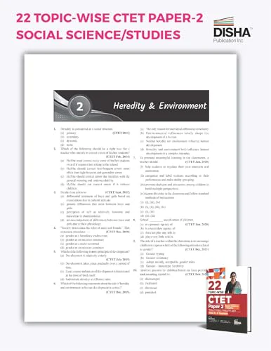 22 Topic-wise CTET Paper 2 Social Science/ Studies Previous Year Solved Papers (2024 - 2011) Class 6 - 8 Teachers | Child Development & Pedagogy, English - Image 6