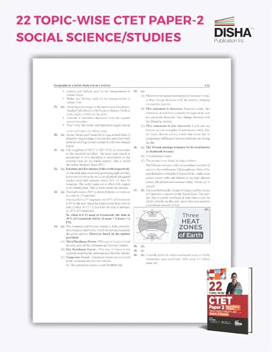 22 Topic-wise CTET Paper 2 Social Science/ Studies Previous Year Solved Papers (2024 - 2011) Class 6 - 8 Teachers | Child Development & Pedagogy, English - Image 8