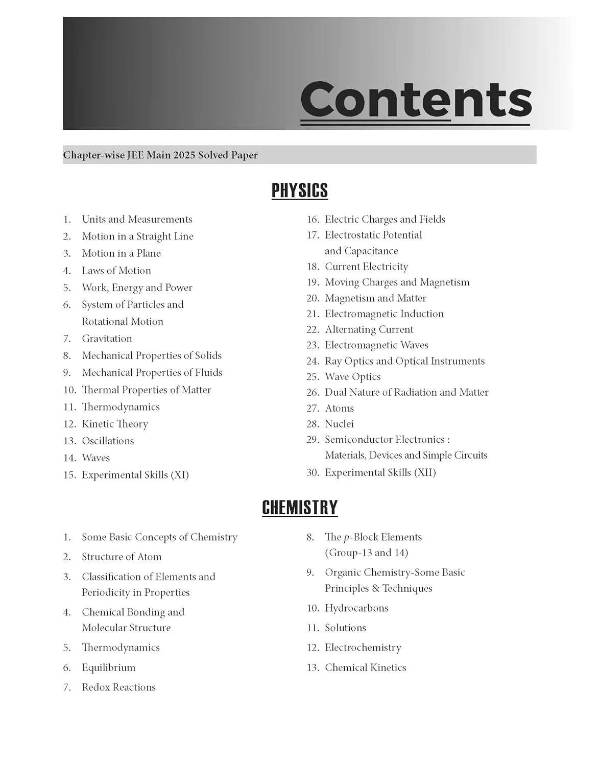 24 New Syllabus Chapter-wise JEE MAIN Previous Years Solved Papers (2002 - 2025) 17th Edition | Physics, Chemistry & Mathematics PYQs New Syllabus Question Bank | Fully Solved - Image 3