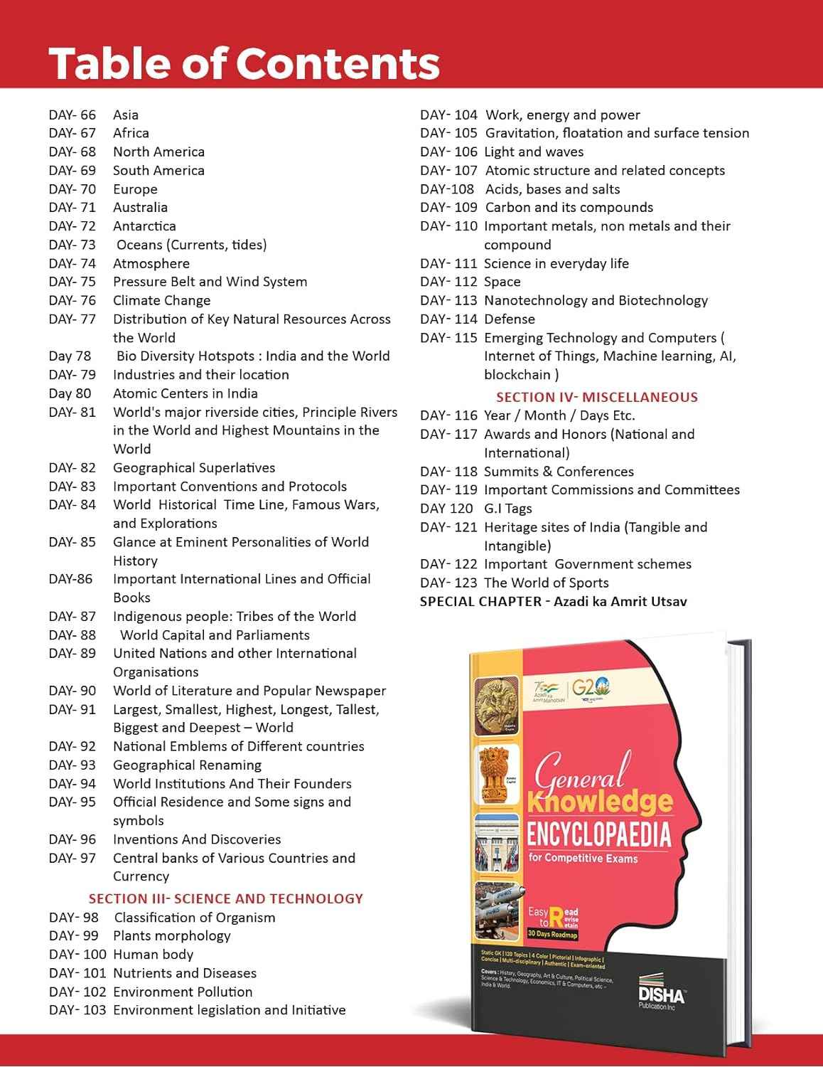 4 color Combo (set of 2 Books) - General Knowledge Encyclopaedia with Yearly Current Affairs 2023 for Competitive Exams | Latest Events, Issues, Ideas & People | UPSC, State PSC, CUET, SSC, Bank PO/ Clerk, BBA, MBA, RRB, NDA, CDS, CAPF, CRPF - Image 3