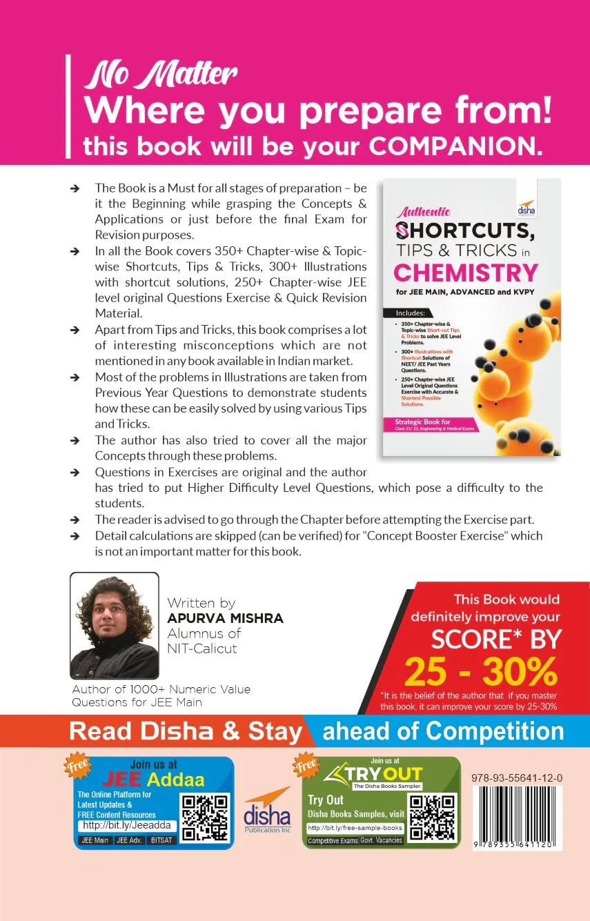 Authentic SHORTCUTS, TIPS & TRICKS in CHEMISTRY for JEE Main, Advanced & KVPY - Image 3