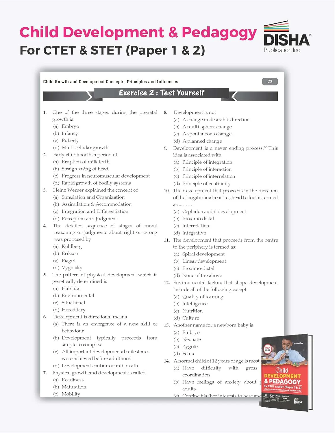 Child Development & Pedagogy for CTET & STET (Paper 1 & 2) with Previous Year Questions & 4 Mock Tests 5th Edition - Image 5
