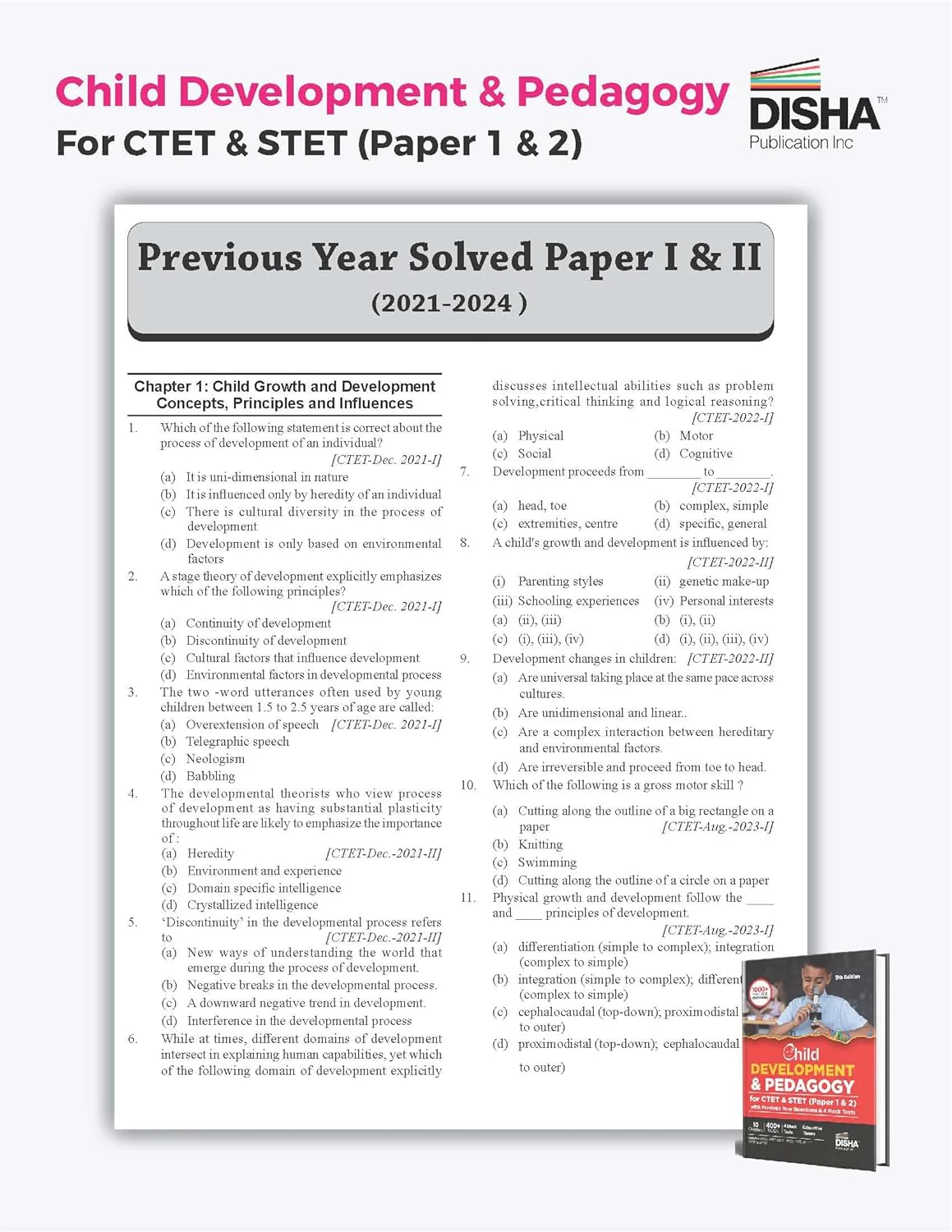 Child Development & Pedagogy for CTET & STET (Paper 1 & 2) with Previous Year Questions & 4 Mock Tests 5th Edition - Image 7