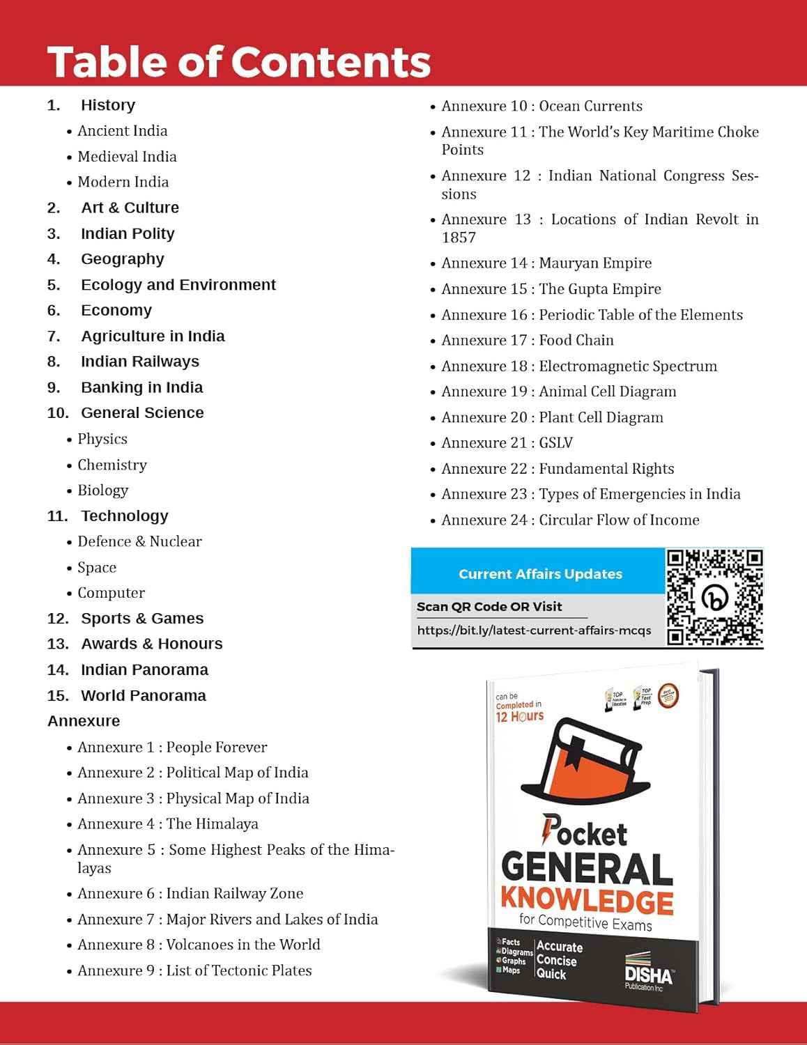 Color Combo (set of 2 Books) Pocket General Knowledge & Yearly Current Affairs 2025 for Competitive Exams 4th Edition | GK | UPSC, State PSC, CUET, SSC, Bank PO/ Clerk, MBA, RRB, NDA, CDS, CAPF - Image 3