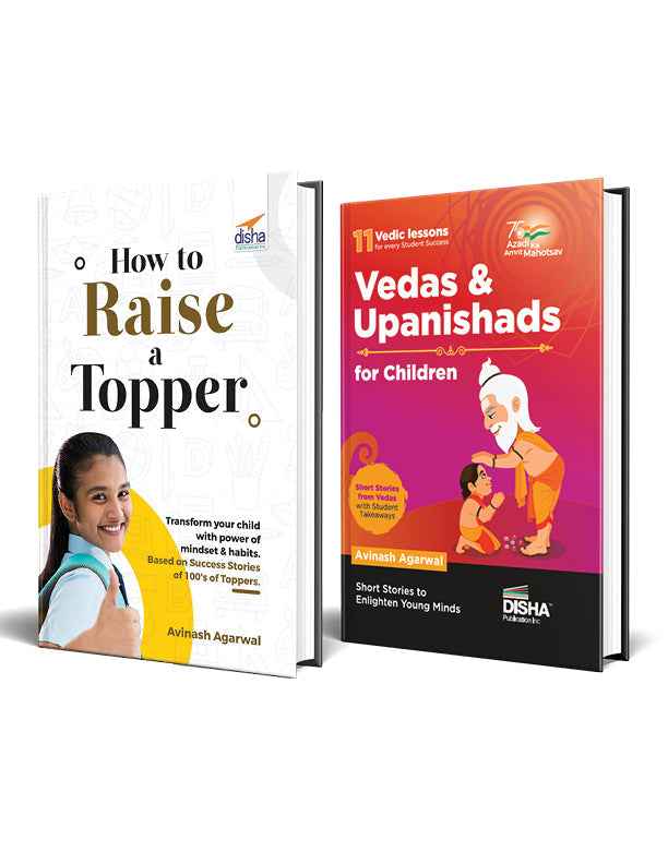 Combo - How to Raise a Topper and Vedas & Upanishads for Children – Engaging Stories to enlighten students - Image 2