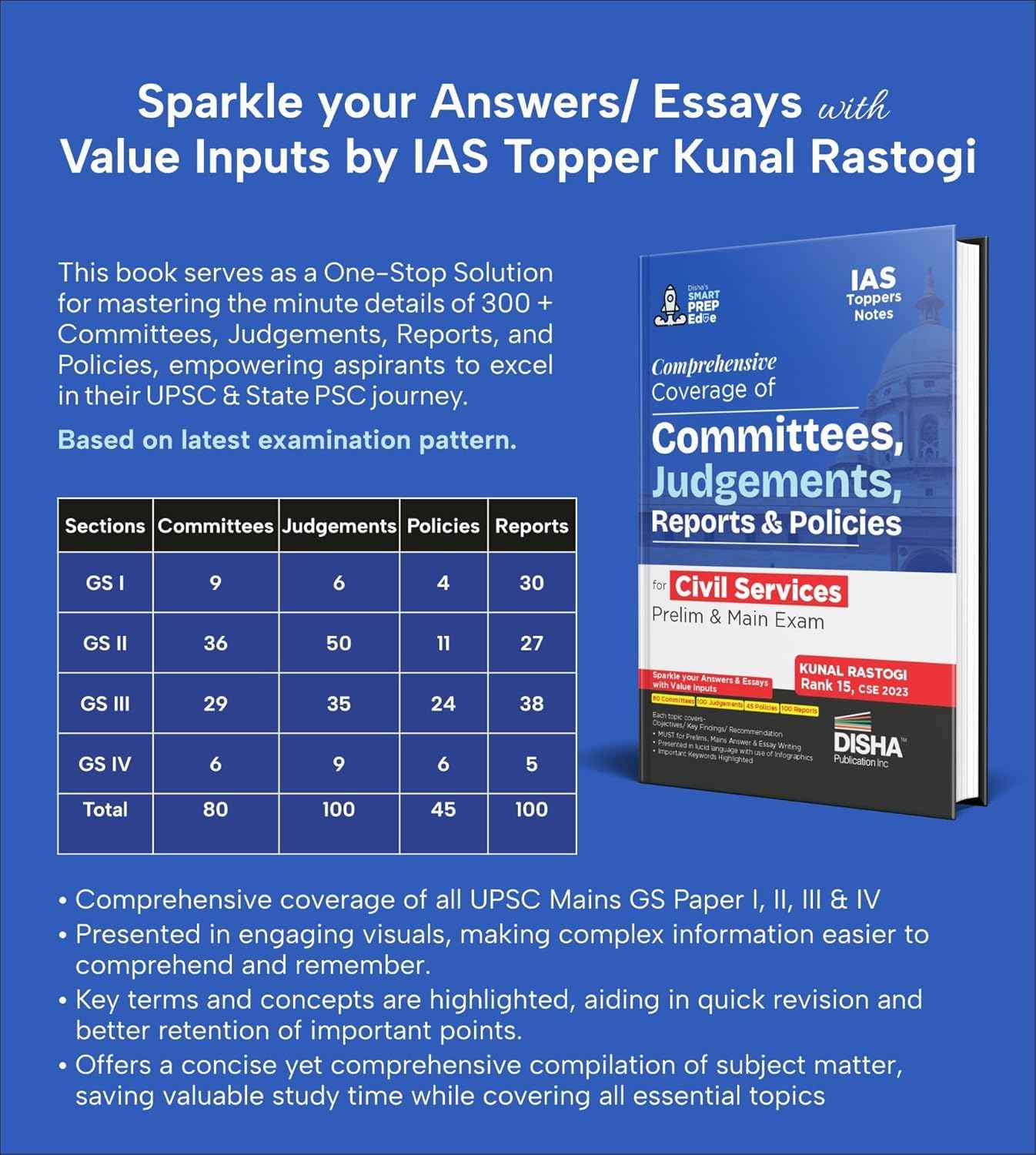 Combo (set of 2 Books) Essay & Answer Writing Masterstroke with Expert Techniques & Analysis for Civil Services Mains | UPSC IAS/ IPS & State PSC | Committees, Judgements, Reports, and Policies - Image 2
