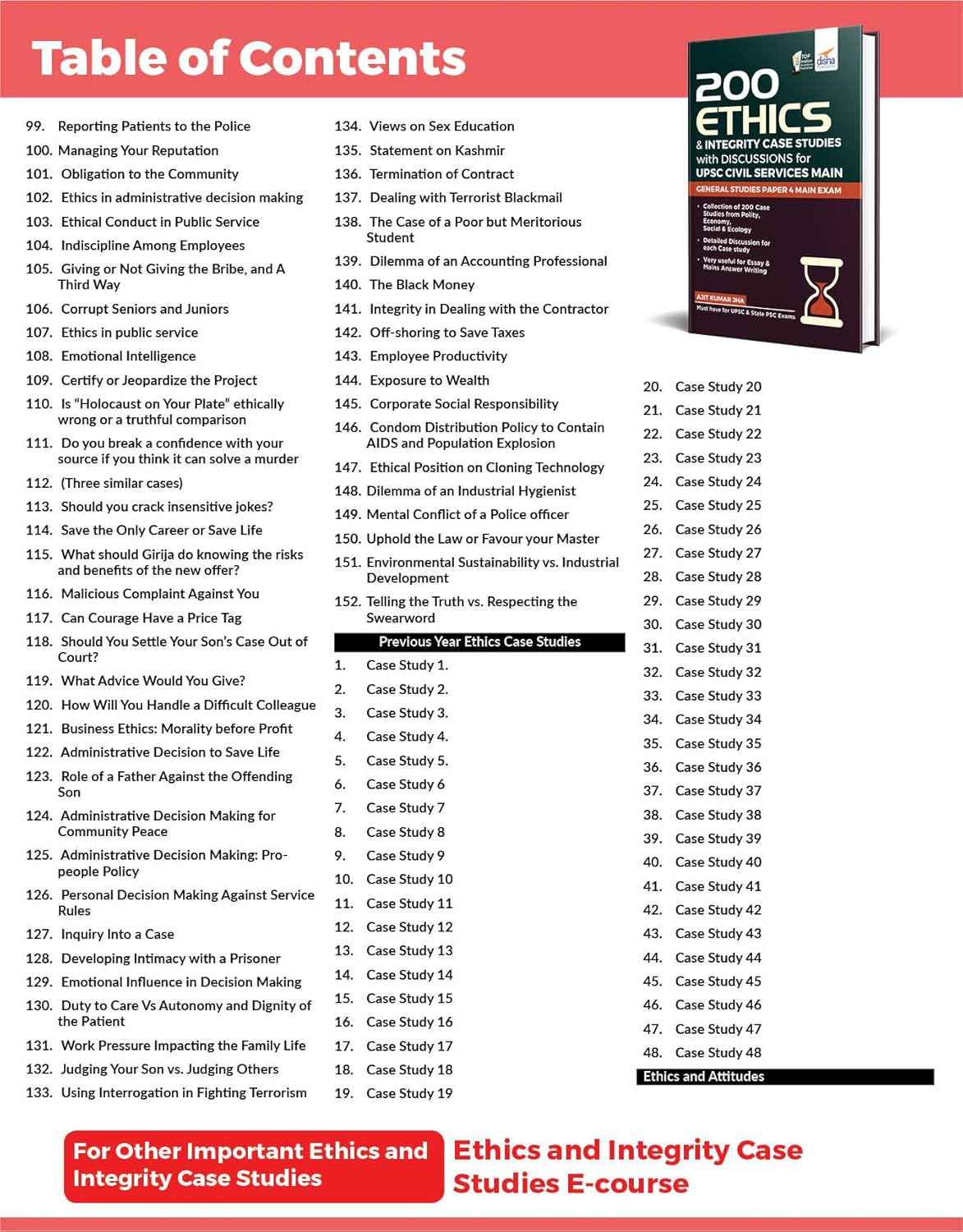 Combo (set of 2 Books) Ethics & Integrity Aptitude IAS Topper Notes with 200 Case Studies for UPSC & State PSC Civil Services | General Studies Paper 4 Prelim & Main Exams | Aniruddh Yadav - Image 2