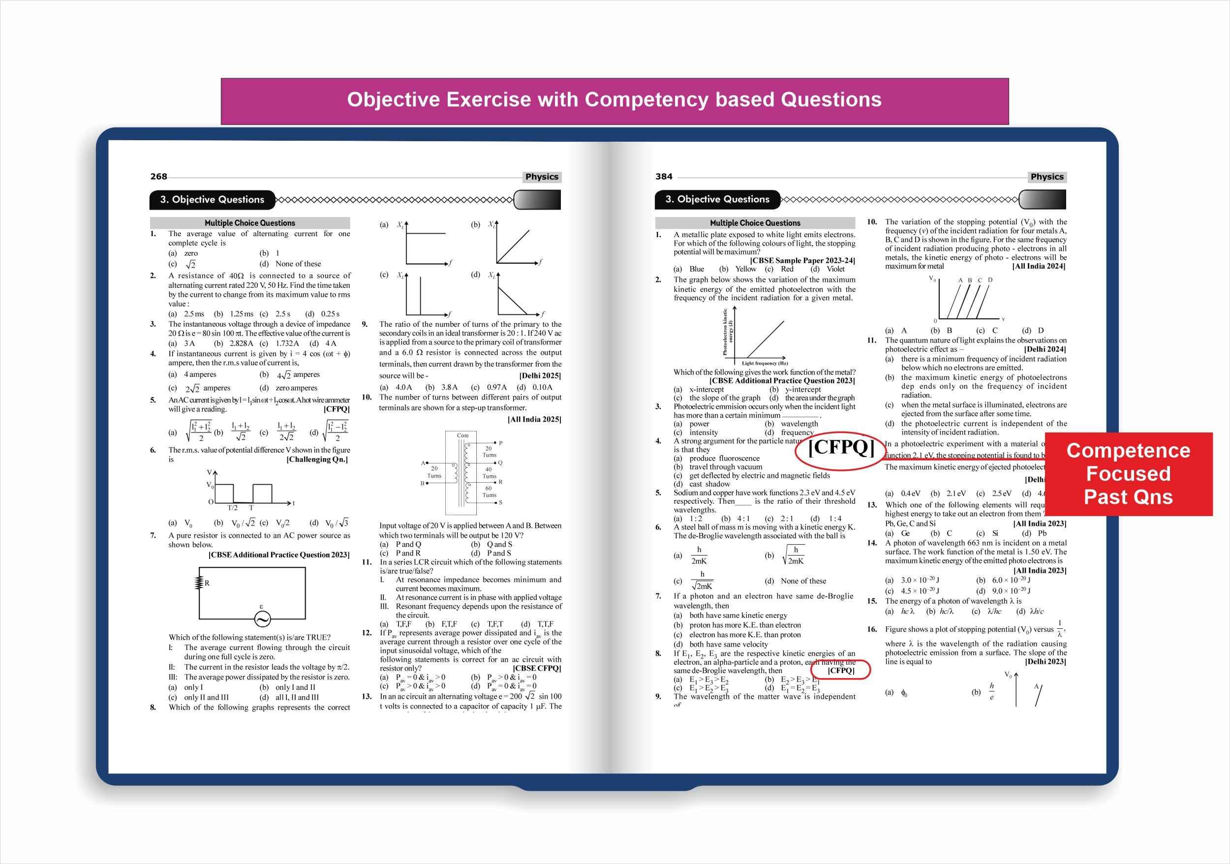 Disha Combo (set of 3 Books) WINR Series CBSE Class 12 Physics, Chemistry & Mathematics Chapter-wise Objective & Subjective Question Bank | New Syllabus | For 2026 Exam | Fully Solved | Competency (CFPQ) Questions - Image 8