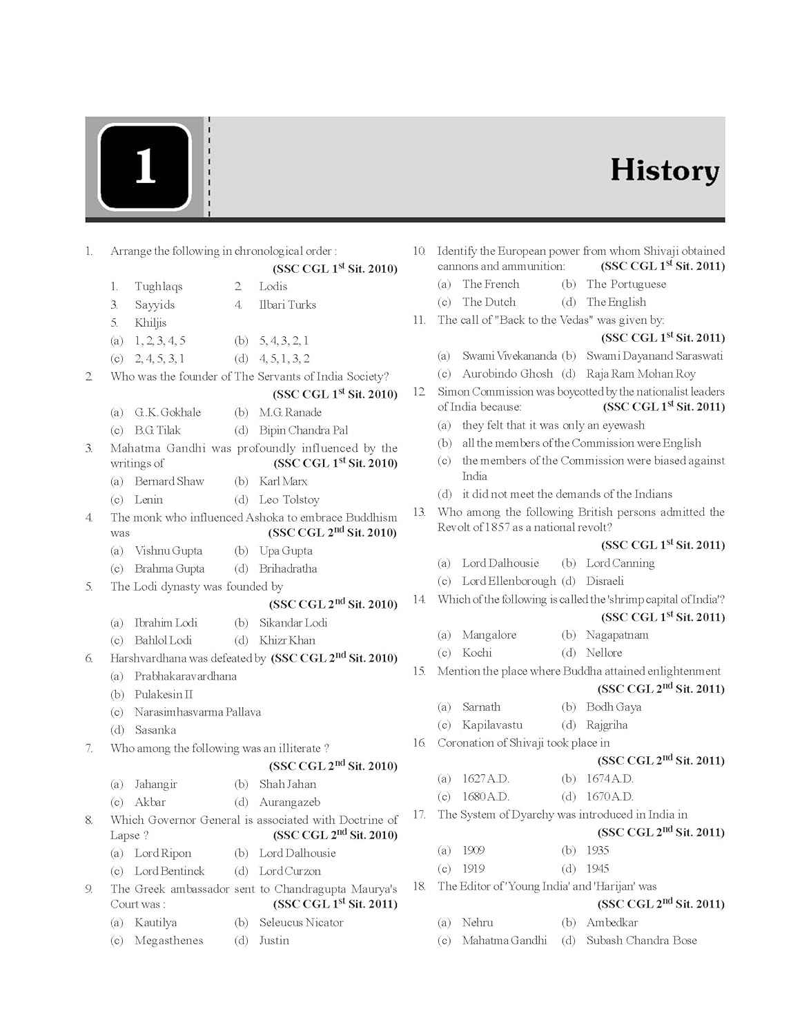 Old Edition - Combo (set of 4 Books) 80 Topic-wise 2025 - 2010 SSC Mathematics, English, Reasoning & General Awareness Solved Papers - CGL (Tier I & II), CHSL (Tier I & II), MTS, CPO & Stenographer 7th Edition - Image 11
