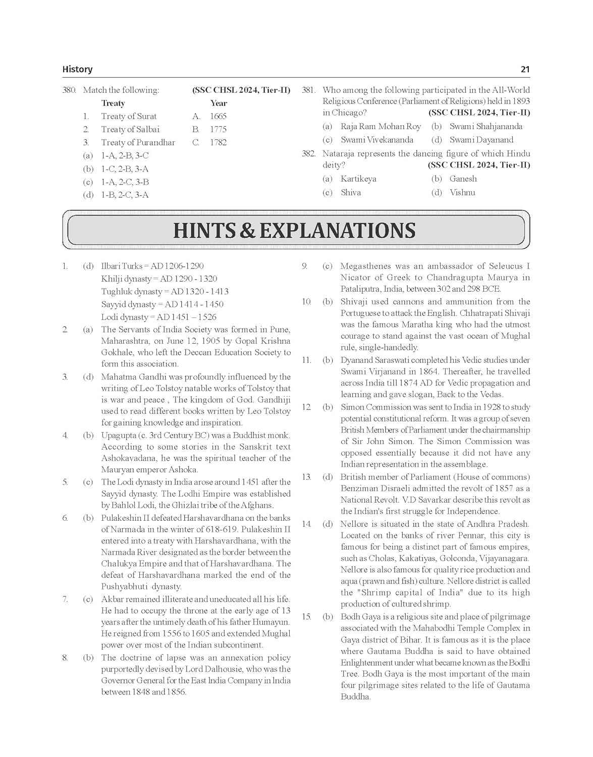 Old Edition - Combo (set of 4 Books) 80 Topic-wise 2025 - 2010 SSC Mathematics, English, Reasoning & General Awareness Solved Papers - CGL (Tier I & II), CHSL (Tier I & II), MTS, CPO & Stenographer 7th Edition - Image 12