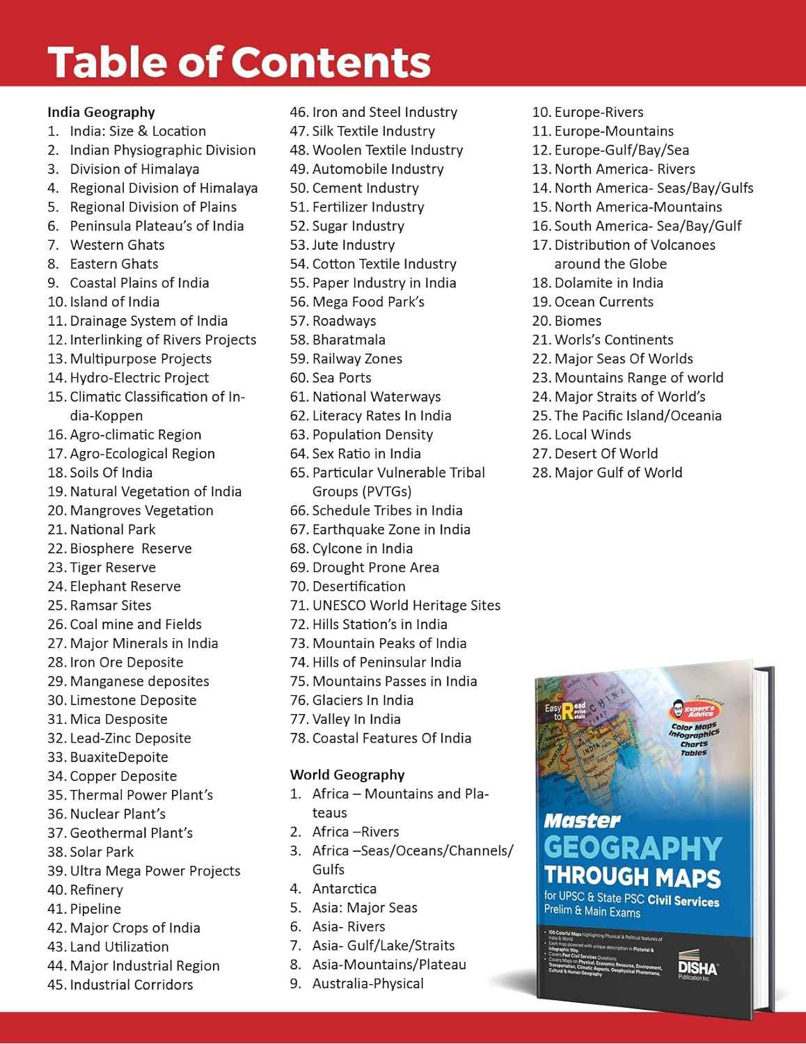 Combo (set of 6 Books) Disha  s Bestseller 29 Years UPSC & State PSC Civil Services Solved Papers with 5 unique Books - Geography through Maps, Mastering Essay & Answer Writing, 121 Social Problems, 200 Ethics Case Studies & GK Encyclopaedia - Image 5