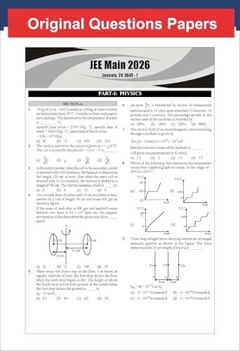 Disha 10 JEE Main Online 2026 Session I Previous Year Solved Papers (All sittings) with Rank Predictor 5th Edition | PYQs for Physics, Chemistry & Mathematics | Mock Tests - Image 4