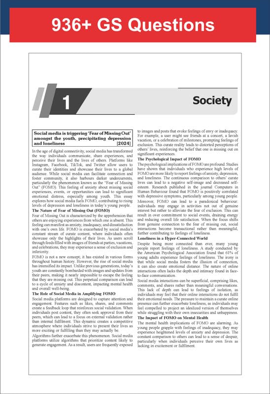 Disha 13 Topic-wise UPSC Civil Services IAS Mains Previous Year Solved Papers (2025 to 2013) for General Studies 1 - 4, Essay & Compulsory English 7th Edition | PYQs Question Bank | For 2026 Exam - Image 7