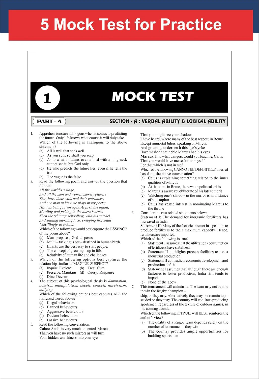 Disha 16 Year-wise XAT Previous Year Solved Papers (2011 - 2026) with 5 Mock Tests 18th Edition | PYQs Question Bank | Essays, Quantitative Aptitude, Verbal Ability, Reading Comprehension & Reasoning - Image 5