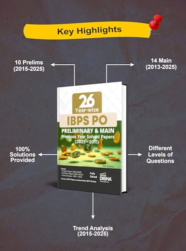 Disha 26 Year-wise IBPS PO Preliminary & Main Exams Previous Year Solved Papers (2011 - 2025) 8th Edition - Image 4