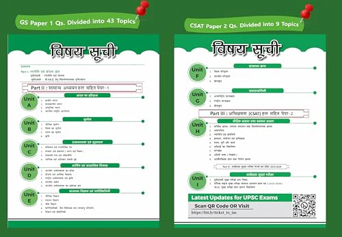 Disha 31 Topic-wise UPSC Civil Services IAS Prarambhik Previous Varsh Solved Papers 1 & 2 (1995 - 2025) 15th Hindi Edn | Samanya Adhyayan General Studies & CSAT Aptitude Prelim PYQs Question Bank for 2026 - Image 3