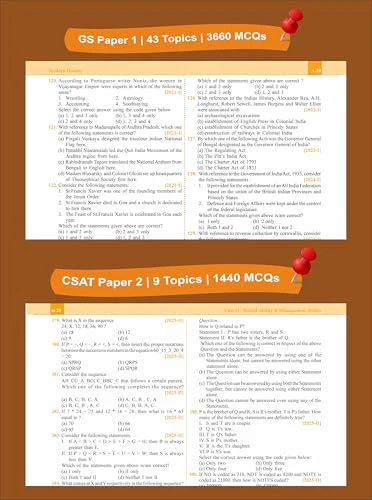 Disha 31 Topic-wise UPSC Civil Services IAS Prelims Previous Year Solved Papers 1 & 2 (1995 - 2025) by Mrunal Patel 16th Edition | General Studies & Aptitude (CSAT) PYQs Question Bank for 2026 Exam - Image 7