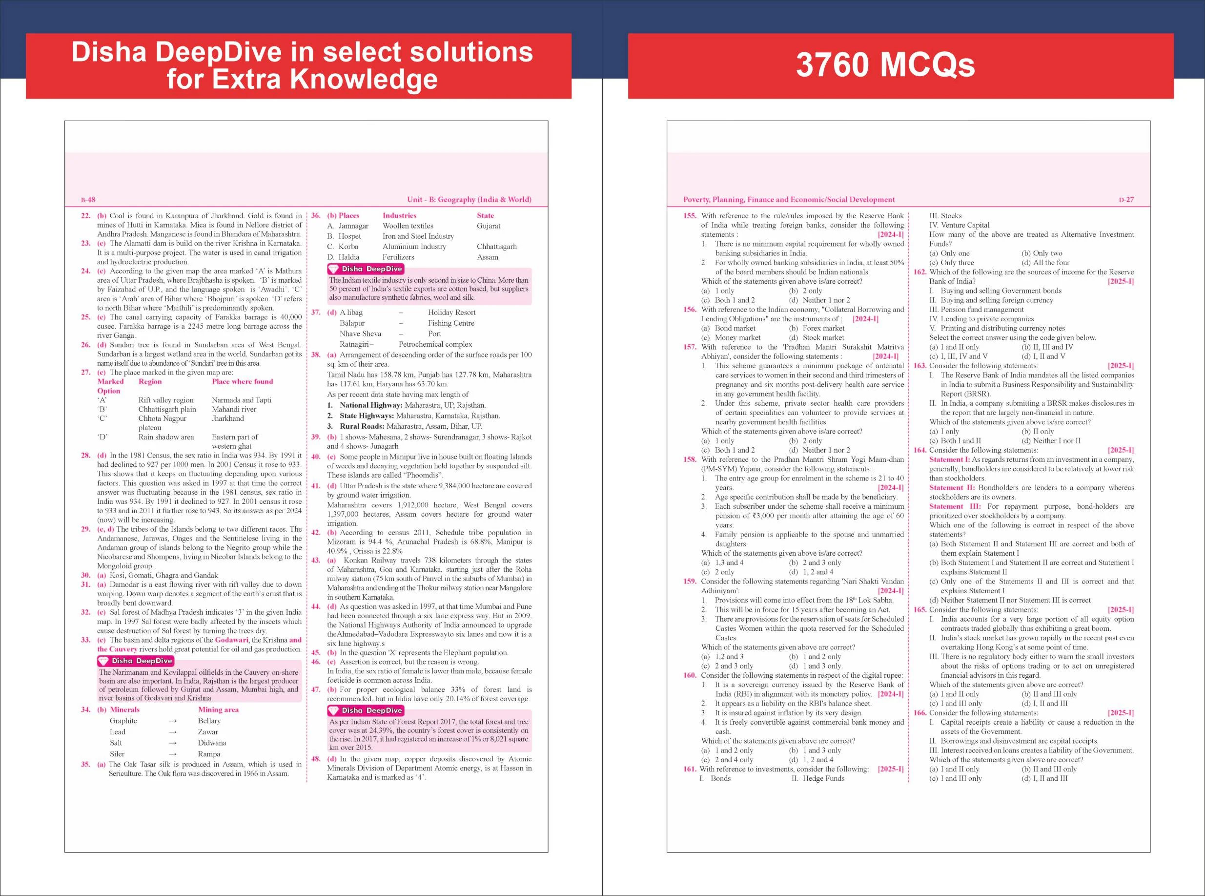 Disha 32 Topic-wise UPSC Civil Services IAS Prelims Previous Year Solved Papers 1 & 2 (1995 - 2026) 17th Edn | FREE Unsolved Mains GS & Essay Qns (2013-25) | General Studies & CSAT PYQs for 2027 - Image 7