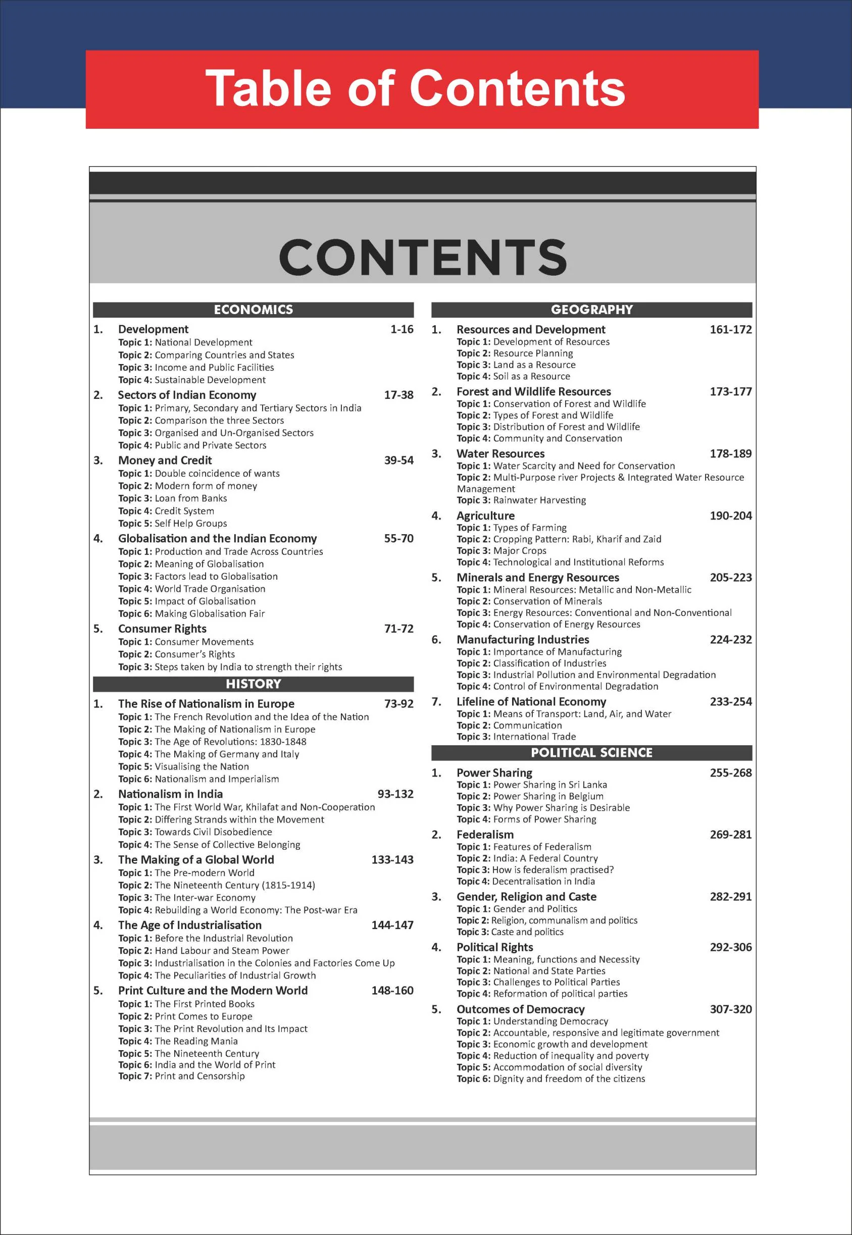 Disha 33 Chapter-wise, Topic-wise & Skill-wise CBSE Class 10 Social Science Previous Year Solved Papers (2013 - 2026) & Sample Papers 4th Edn |PYQ, Notes | CBSE Question Bank Class 10 | 2027 Exam - Image 2