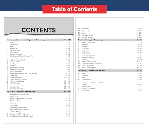 Disha 33 Topic-wise SSC CGL Tier I Previous Year Solved Papers (2010 - 2025) with 5 sets of Sep 2025 2nd Edition | Combined Graduate Level | PYQs Question Bank - Image 2