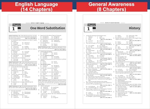 Disha 33 Topic-wise SSC CGL Tier I Previous Year Solved Papers (2010 - 2025) with 5 sets of Sep 2025 2nd Edition | Combined Graduate Level | PYQs Question Bank - Image 7