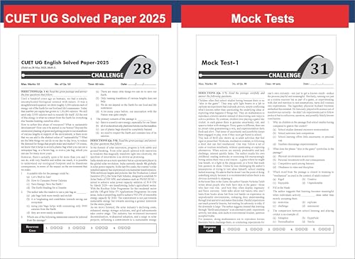 Disha 35 Days Challenge CUET (UG) 2026 English Language WINR Question Bank by Ashu Ghai & Ushank Ghai | PYQs & Practice Question Bank/ Mock Tests | 100% Solutions - Image 6