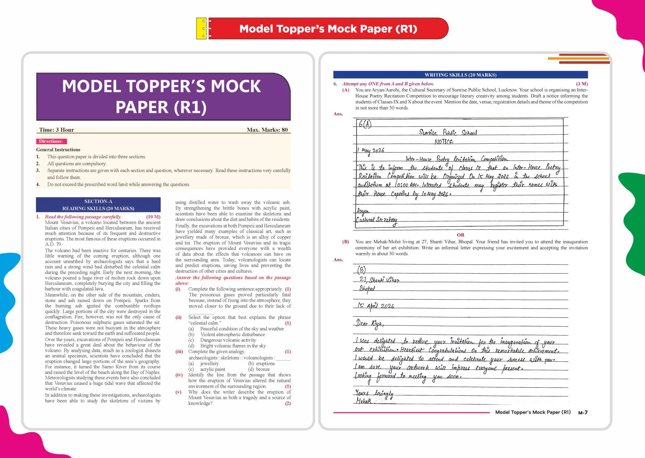 Disha 360 English NCERT KAVERI Simplified CBSE Class 9 for 2027 (R1 & R2) Exam | Kaveri Class 9 English Book by Kriti Sharma | Grammar, Reading, Writing Skills & Literature with Question Bank - Image 8