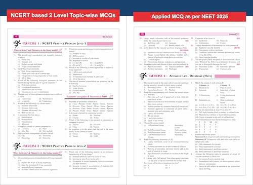Disha 360 NCERT Biology for NTA NEET (UG), CUET, Class 11/ 12 & Droppers with PYQs & Advanced Level Questions (HOTS) 3rd Edition | Detailed Theory with 6 Level of Practice Exercise |For NEET 2026-27 - Image 7