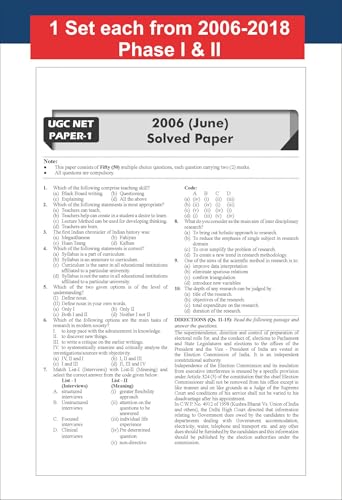 Disha 54 Year-wise NTA UGC NET/ JRF/ SET Paper 1 (Compulsory) Teaching & Research Aptitude Previous Year Solved Papers (2025 - 2005) 9th Edition | PYQs Question Bank | National Eligibility Test 2026 - Image 8