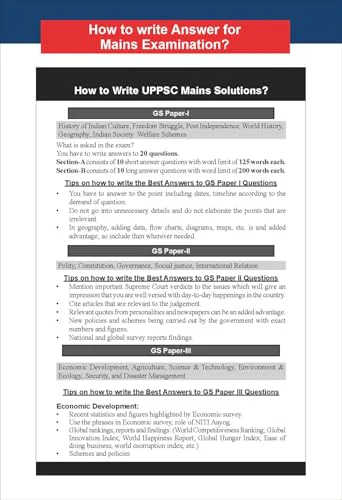 Disha 7 Year-wise UPPSC Mains Previous Year Solved Papers (2025 - 2018) for General Studies Papers 1 to 6, Essay & General Hindi - 5th Edition | UPPCS PYQs Question Bank | Uttar Pradesh - Image 5