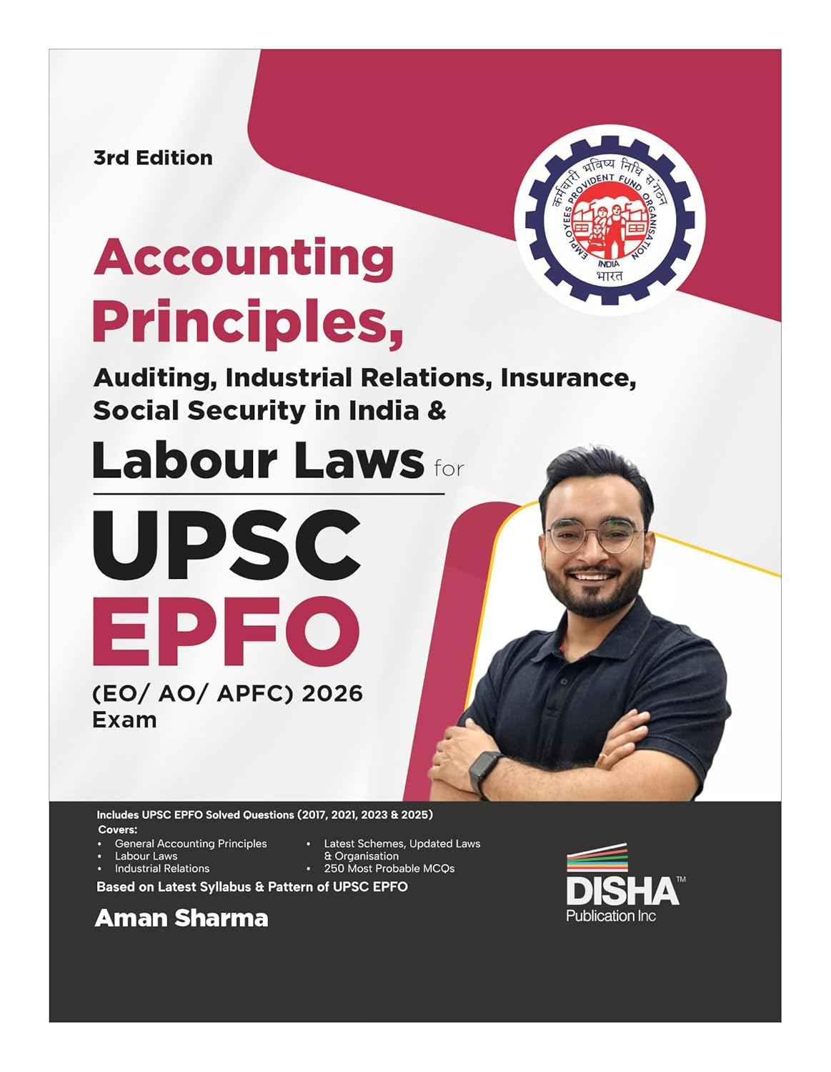 Disha Accounting Principles, Auditing, Industrial Relations, Insurance, Social Security in India & Labour Laws for UPSC EPFO EO/ AO/ APFC 2026 Exam 3rd Edn
