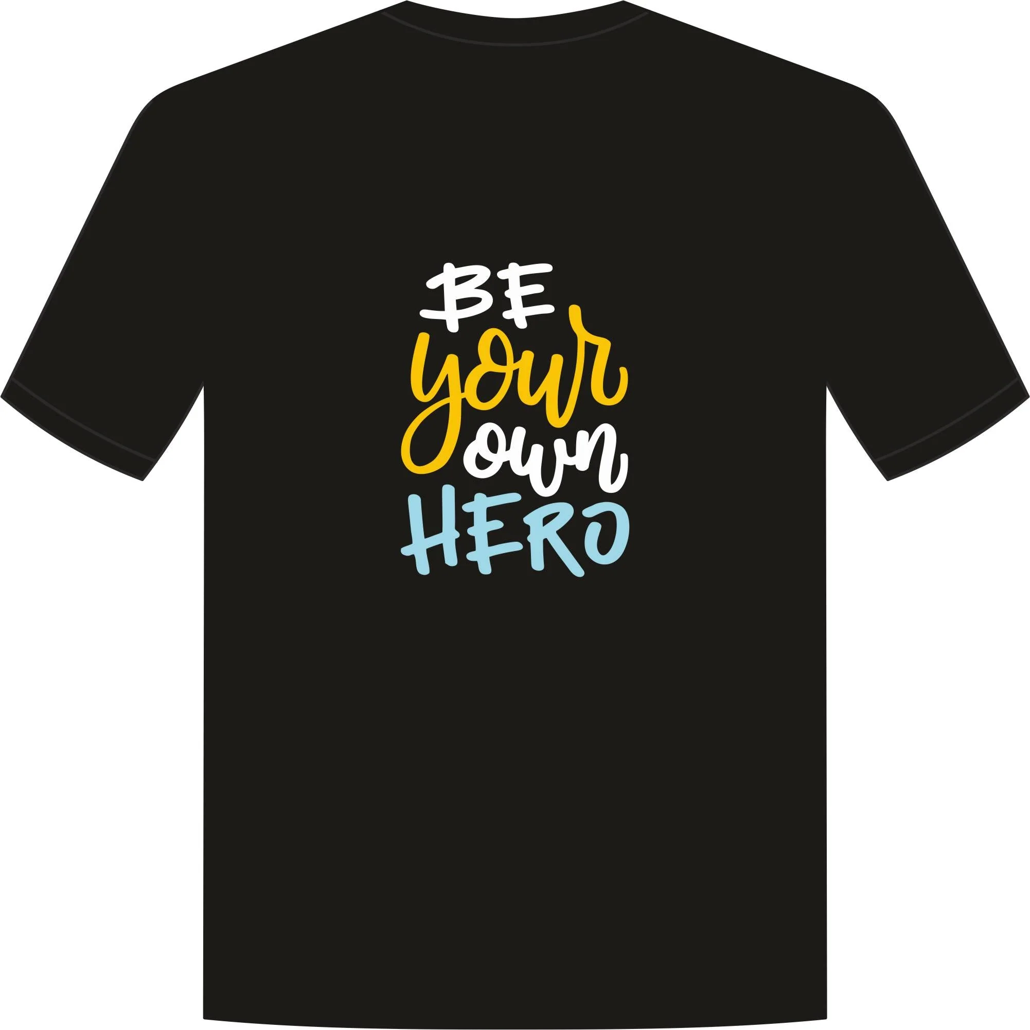 Disha “Be Your Own Hero” Motivational Graphic T-Shirt