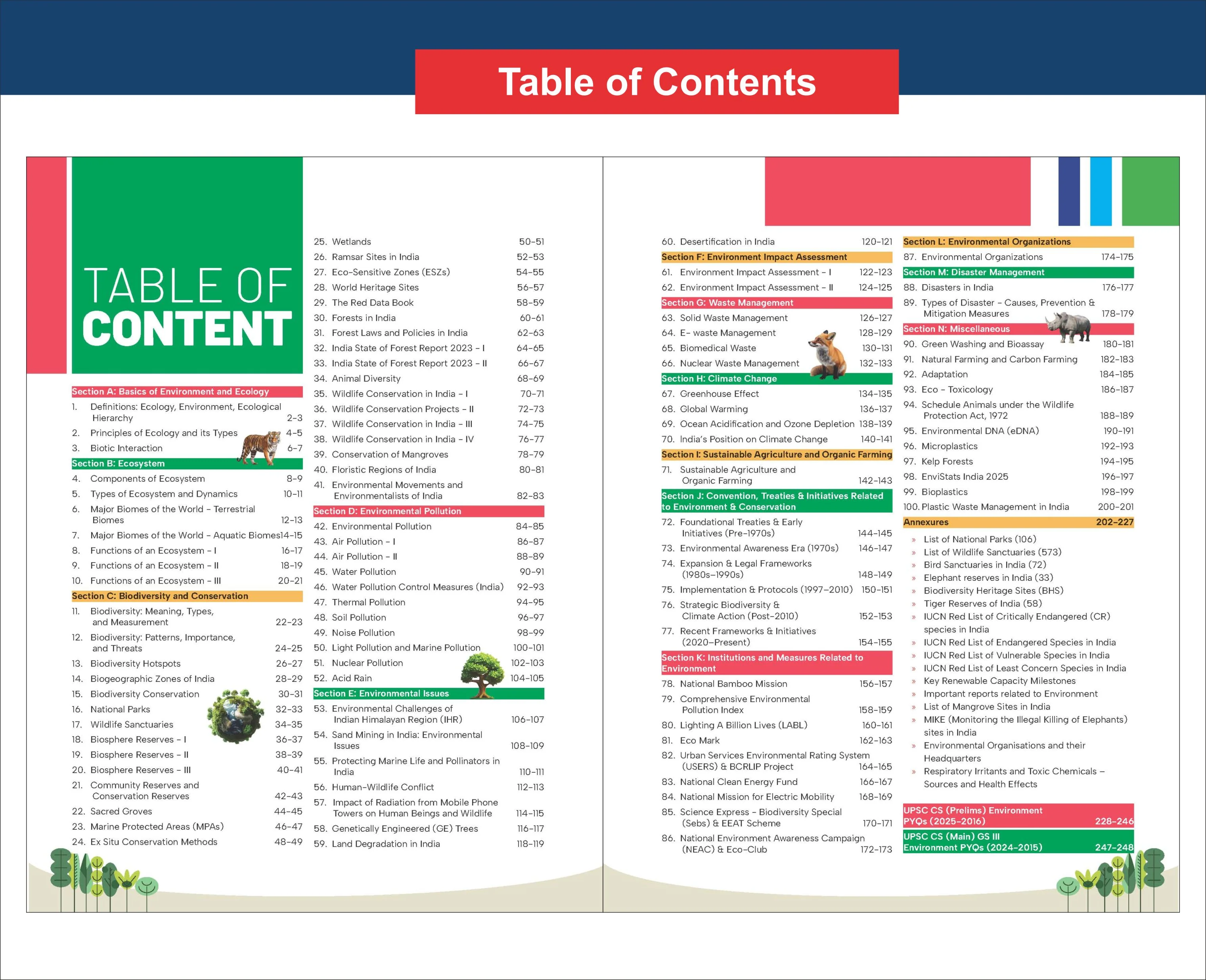 Disha Combo (2 Books) Master Geography through Maps with Environment & Ecology Simplified for UPSC & State PSC Civil Services Prelim & Main Exams | 4 color | PYQs, Infographics, Charts & Tables - Image 4