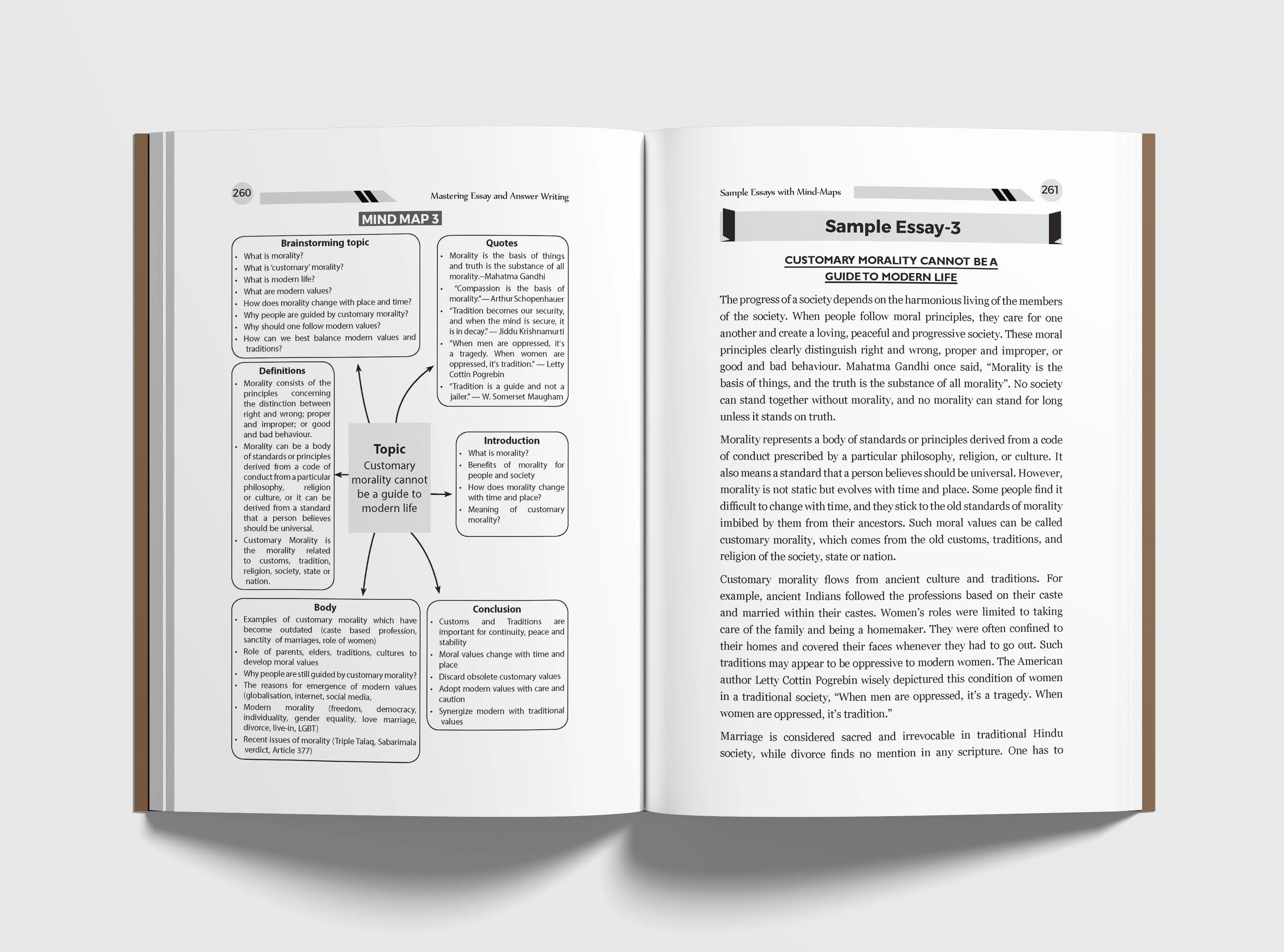 Disha Combo (2 Books) Topper's approach to Ethics, Integrity & Aptitude with Mastering Essay & Answer Writing for UPSC & State PSC Civil Services IAS Mains | General Studies IV | PYQs - Image 2