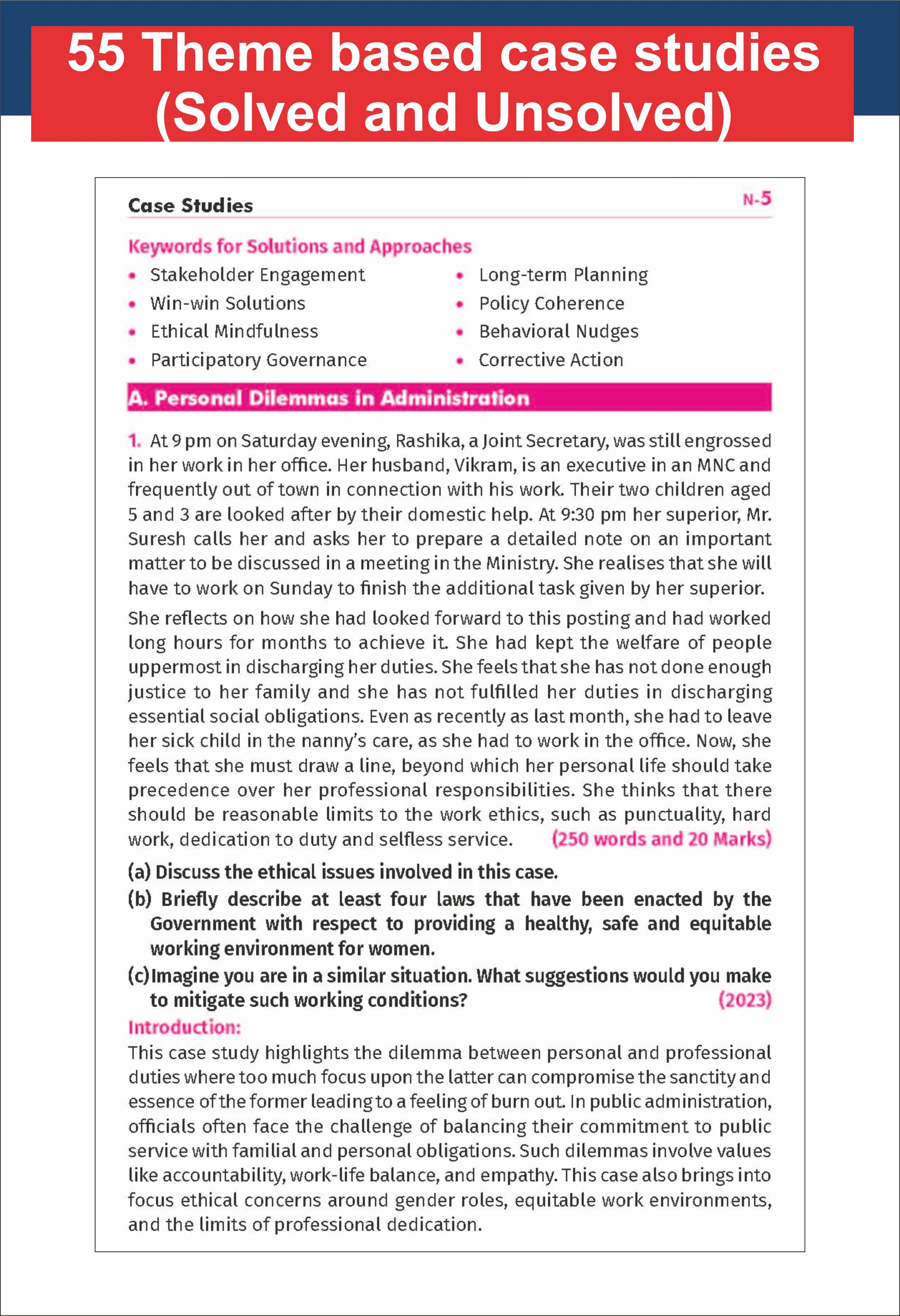 Disha Combo (2 Books) Topper's approach to Ethics, Integrity & Aptitude with Mastering Essay & Answer Writing for UPSC & State PSC Civil Services IAS Mains | General Studies IV | PYQs - Image 7