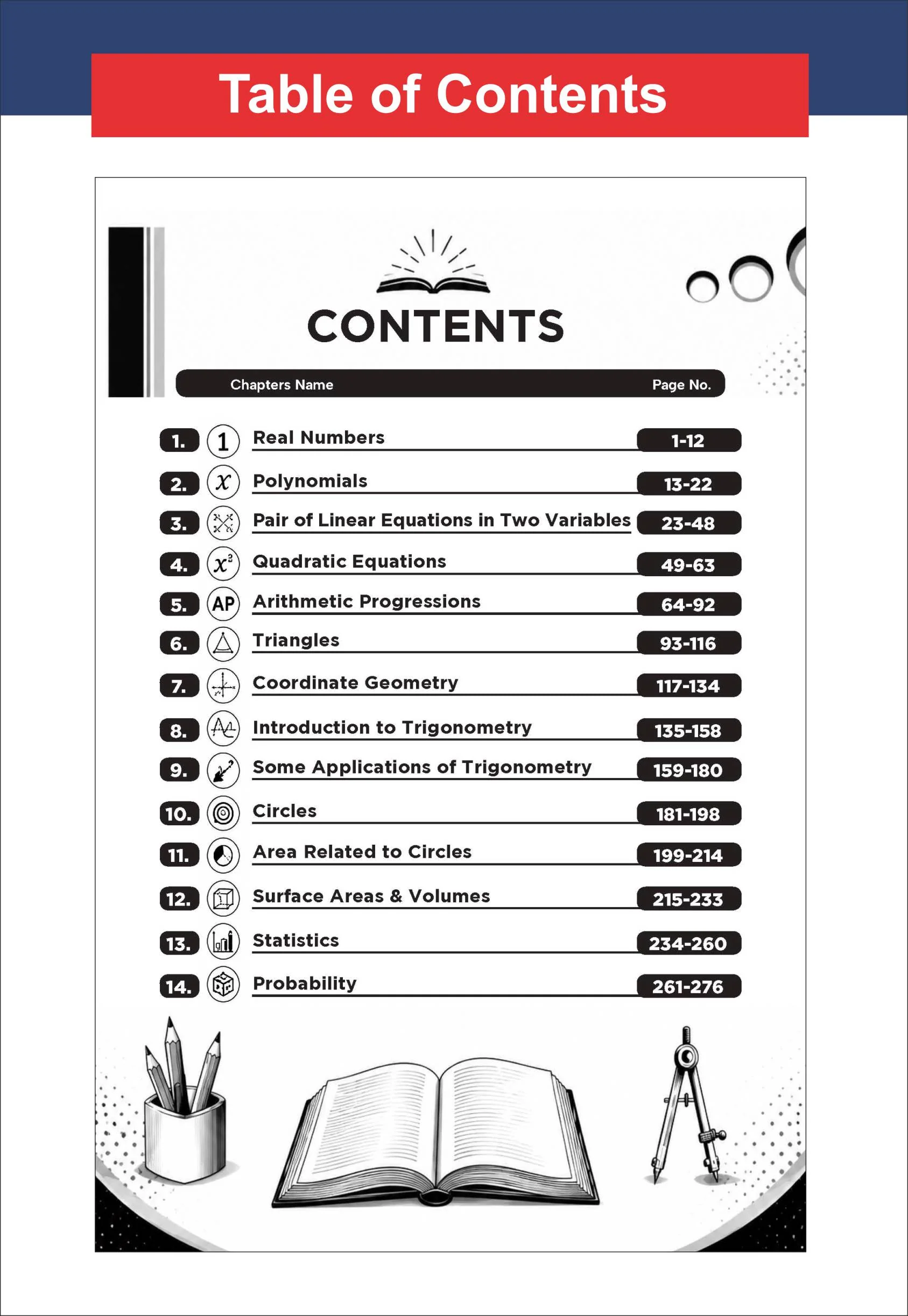 Disha Combo (2 Books) TopperX New Syllabus Chapter-wise NCERT Solutions Class 10 Science & Mathematics | Errorless step-by-step solutions with 100% Reasoning | For Class X 2027 Exam - Image 3