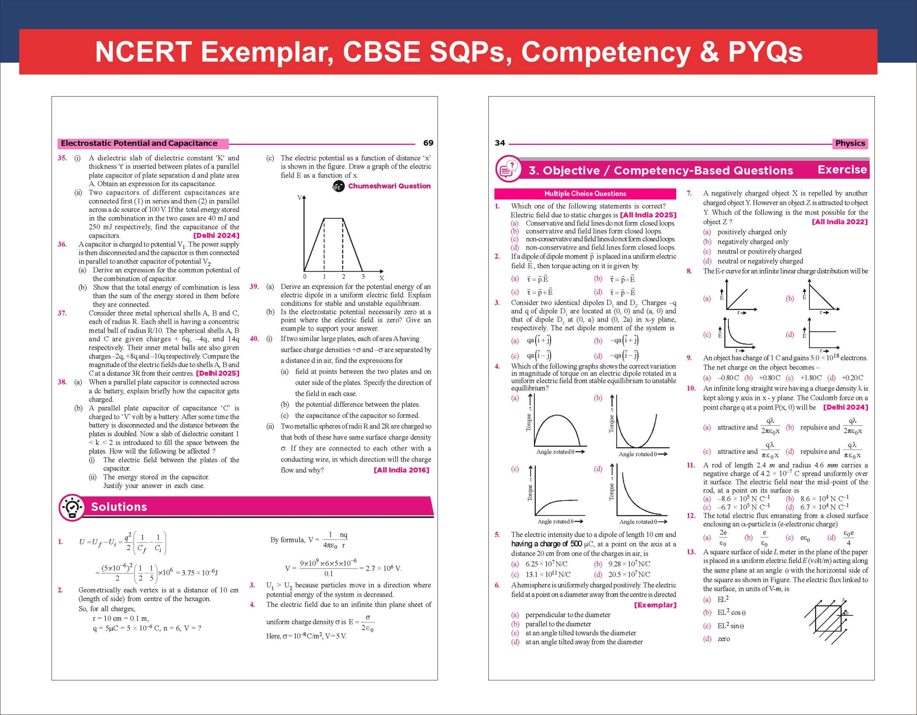 Disha Combo (2 Books) WINR Series CBSE 2026-27 Class 12 Physics & Chemistry Chapter-wise Objective & Subjective Question Bank 2nd Edn | One-shot solution for 2027 Exam | Fully Solved - Image 4