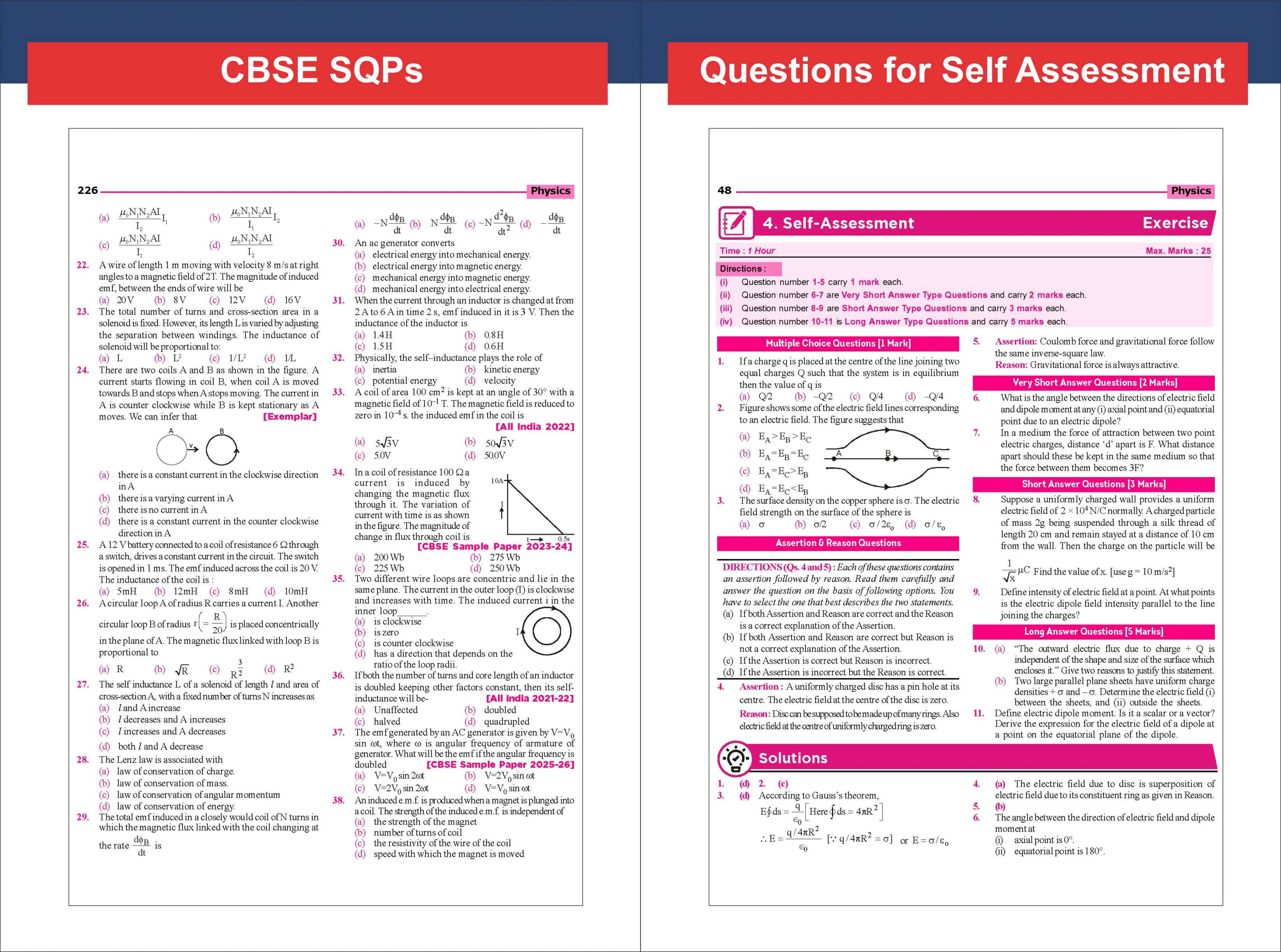 Disha Combo (2 Books) WINR Series CBSE 2026-27 Class 12 Physics & Chemistry Chapter-wise Objective & Subjective Question Bank 2nd Edn | One-shot solution for 2027 Exam | Fully Solved - Image 8