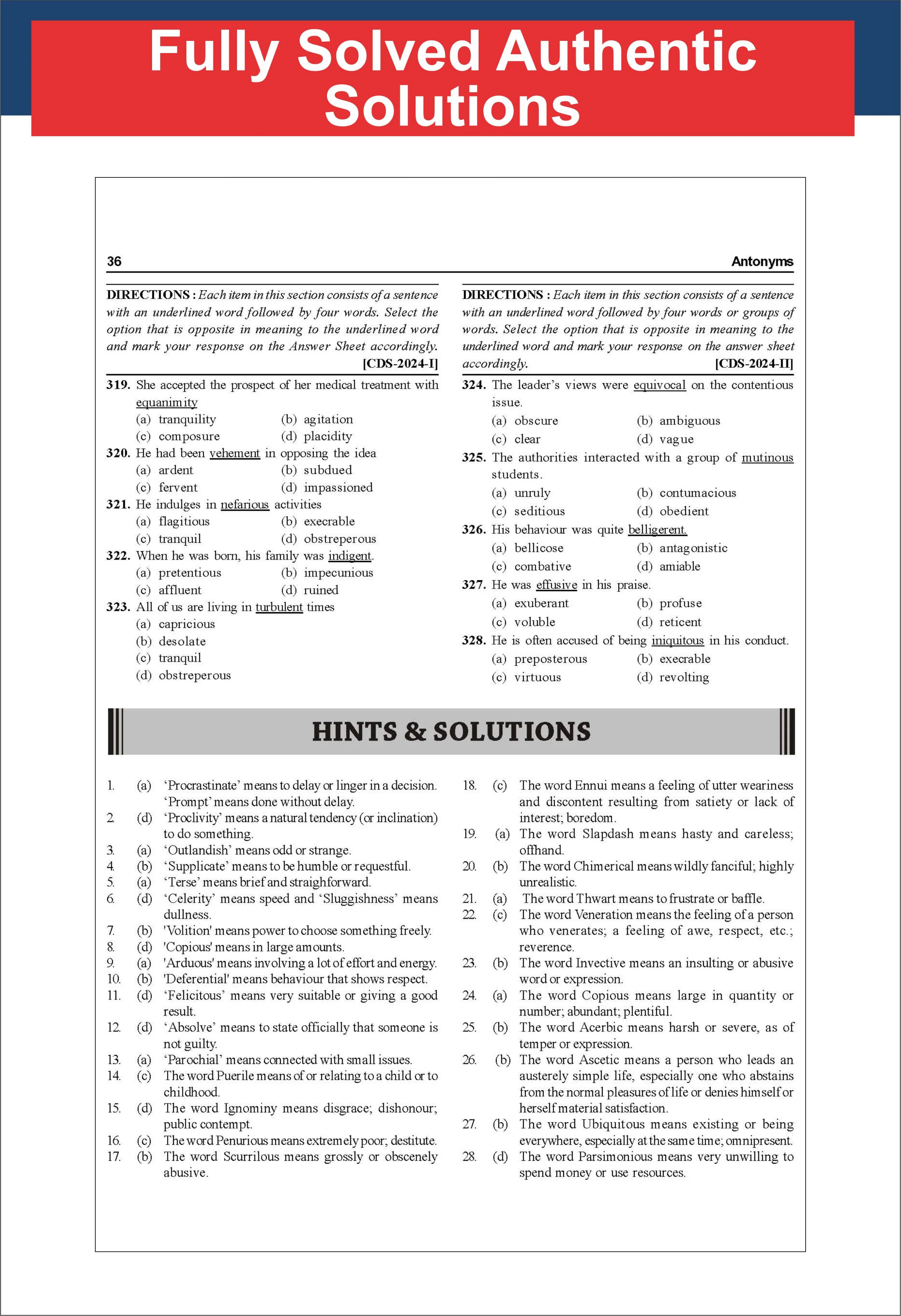 Disha Combo (3 Books) 38 Topic-wise CDS OTA English & General Knowledge Previous Year Solved Papers (2007 - 2025) Phase I & II with Free Quarterly Magazine Issue - 6th Edition | Question Bank - Image 9