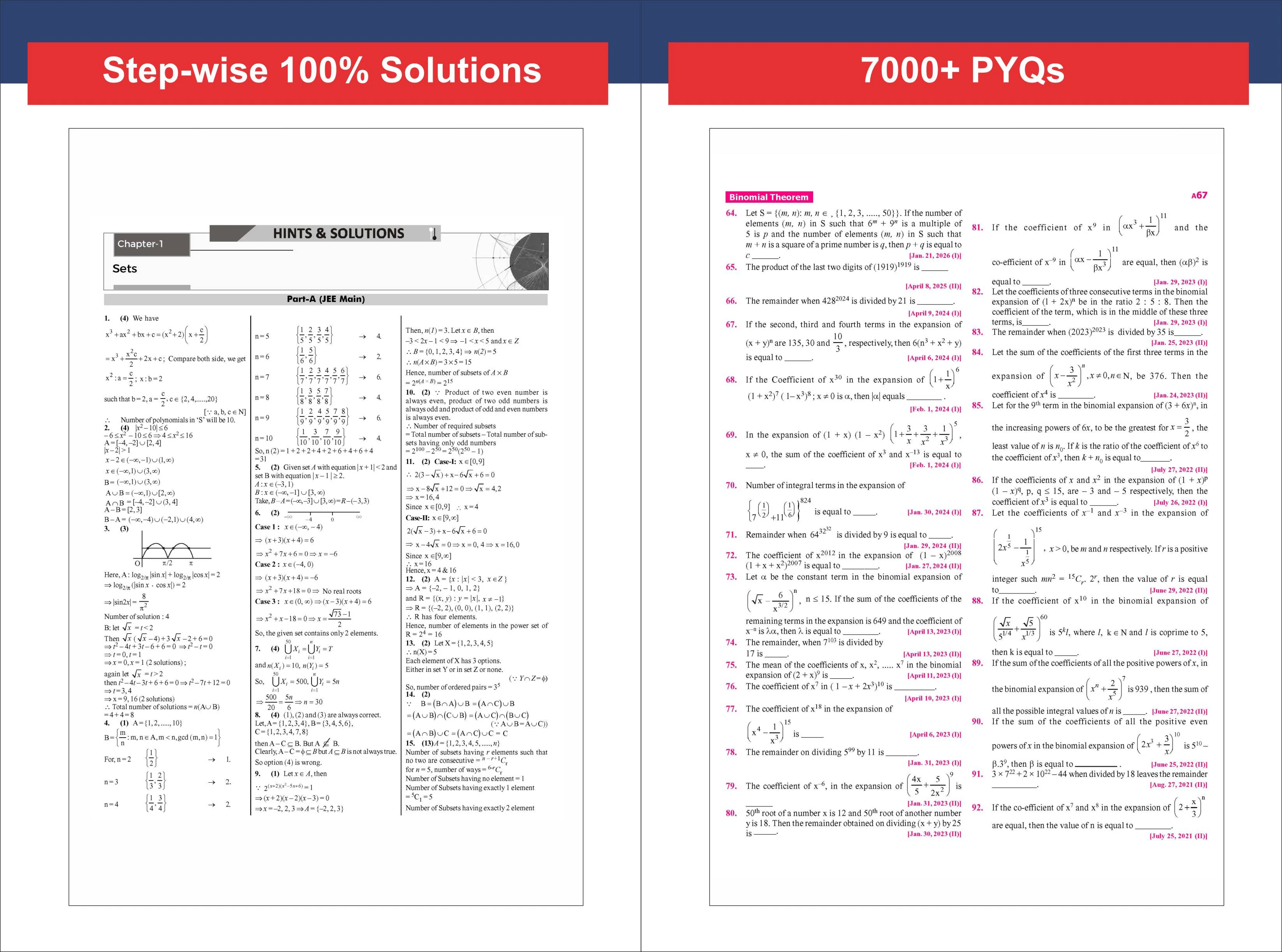 Disha Combo (3 Books) Errorless 49 Years JEE Advanced (1978 - 2026) & 25 Year JEE Main (2002 - 2026) PHYSICS, CHEMISTRY & MATHEMATICS Chapter-wise & Topic-wise PYQs 22nd Edn | For JEE Main & Adv 2027 + Free Physics Flash Card Worth Rupees 299/- - Image 8