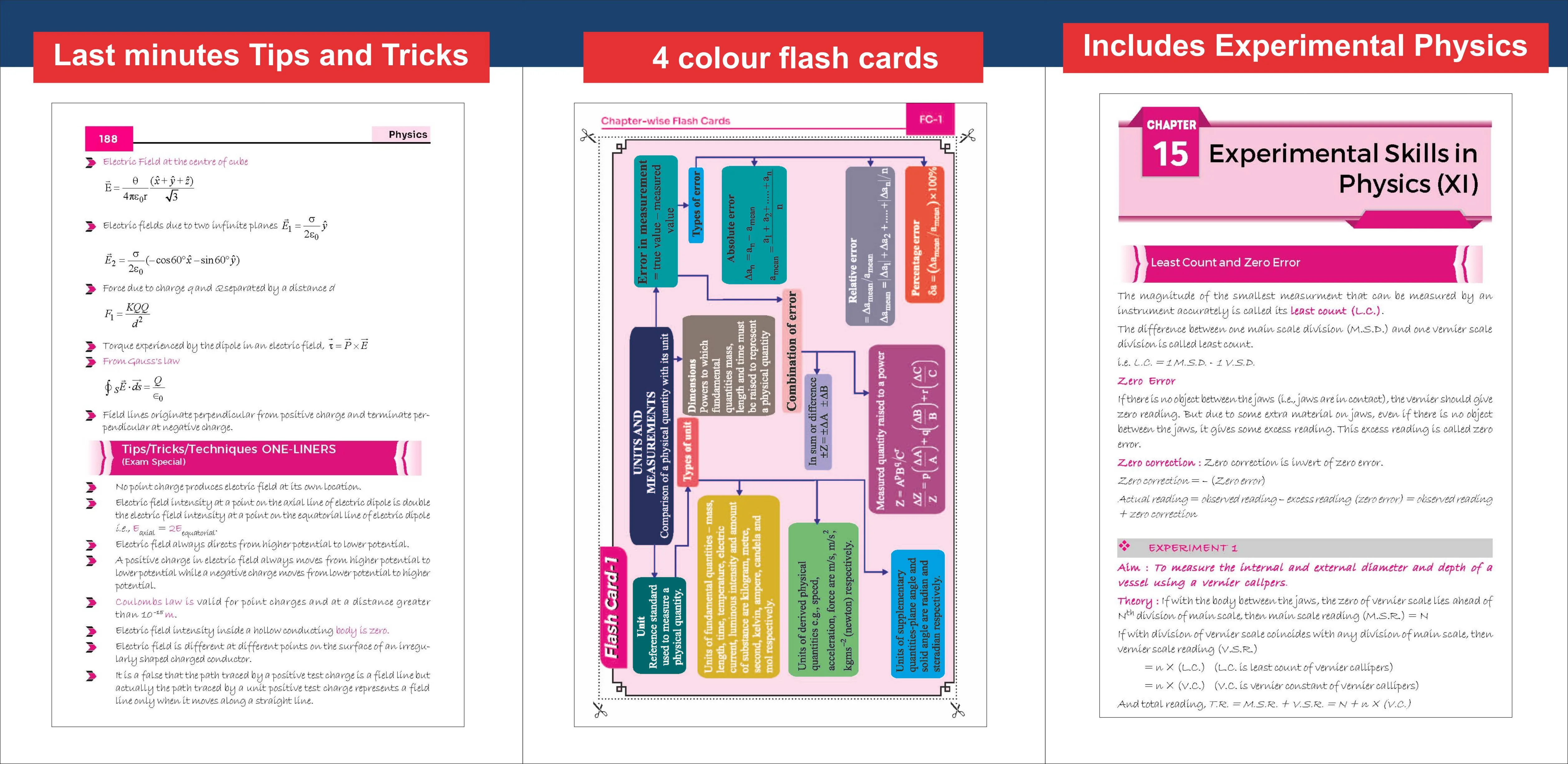Disha Combo (3 Books) JEE ke Fundae Physics, Chemistry & Mathematics with 4 color Flash Cards | Complete NCERT in One Liner Format | JEE Main/ Advanced, BITSAT, VITEEE, Engineering, Class XI & XII - Image 4
