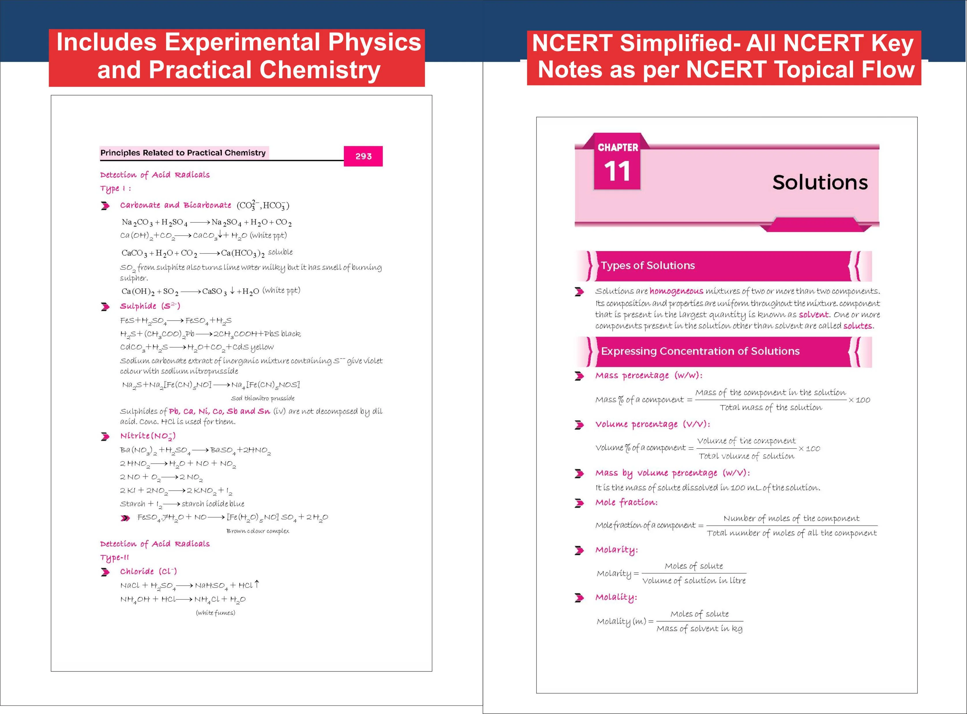 Disha Combo (3 Books) JEE ke Fundae Physics, Chemistry & Mathematics with 4 color Flash Cards | Complete NCERT in One Liner Format | JEE Main/ Advanced, BITSAT, VITEEE, Engineering, Class XI & XII - Image 5