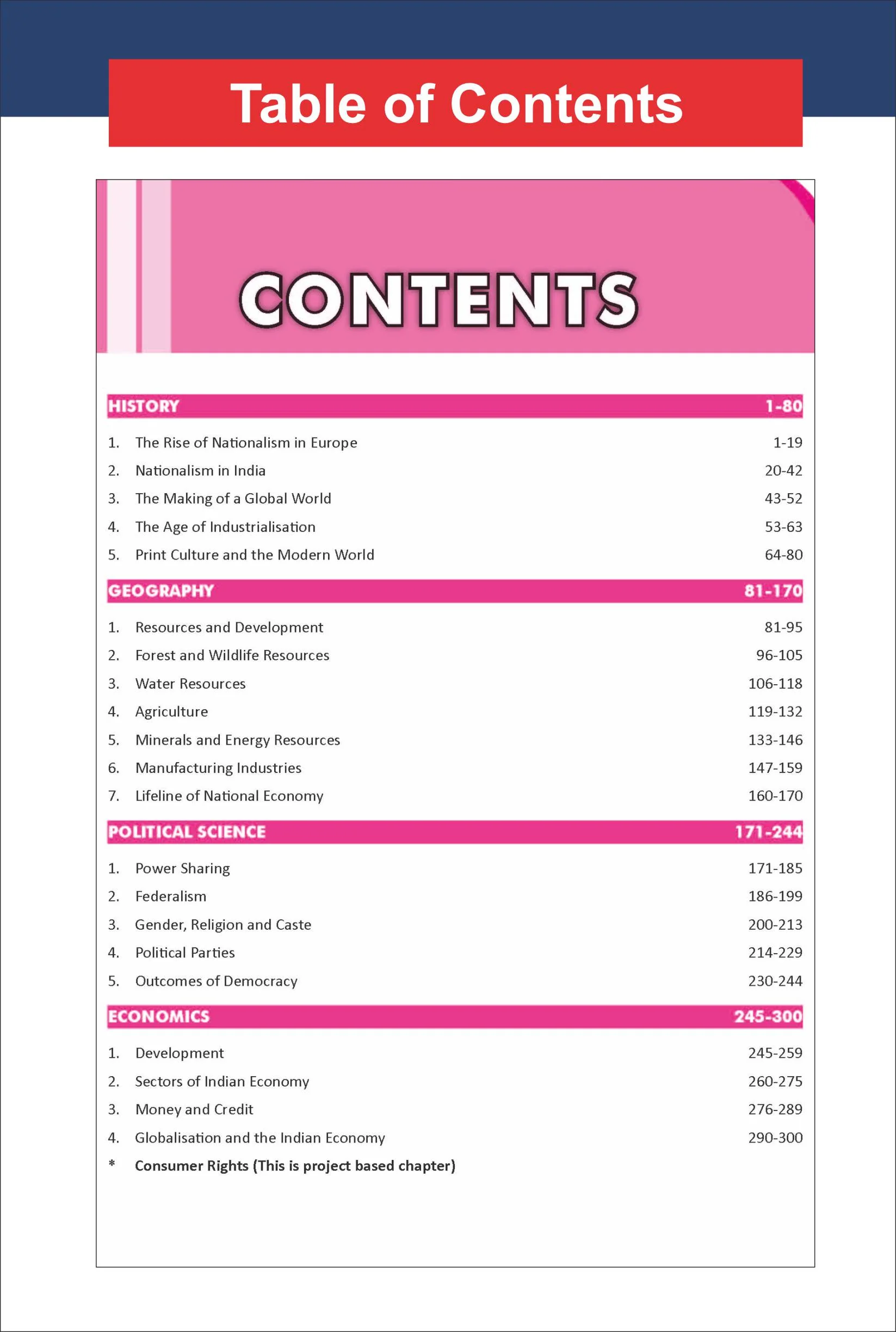 Combo (3 Books) WINR Series CBSE 2026-27 Class 10 Science, Mathematics & Social Science Chapter-wise Objective & Subjective Question Bank with FREE Flash Cards | For 2027 Exam | Fully Solved - Image 4
