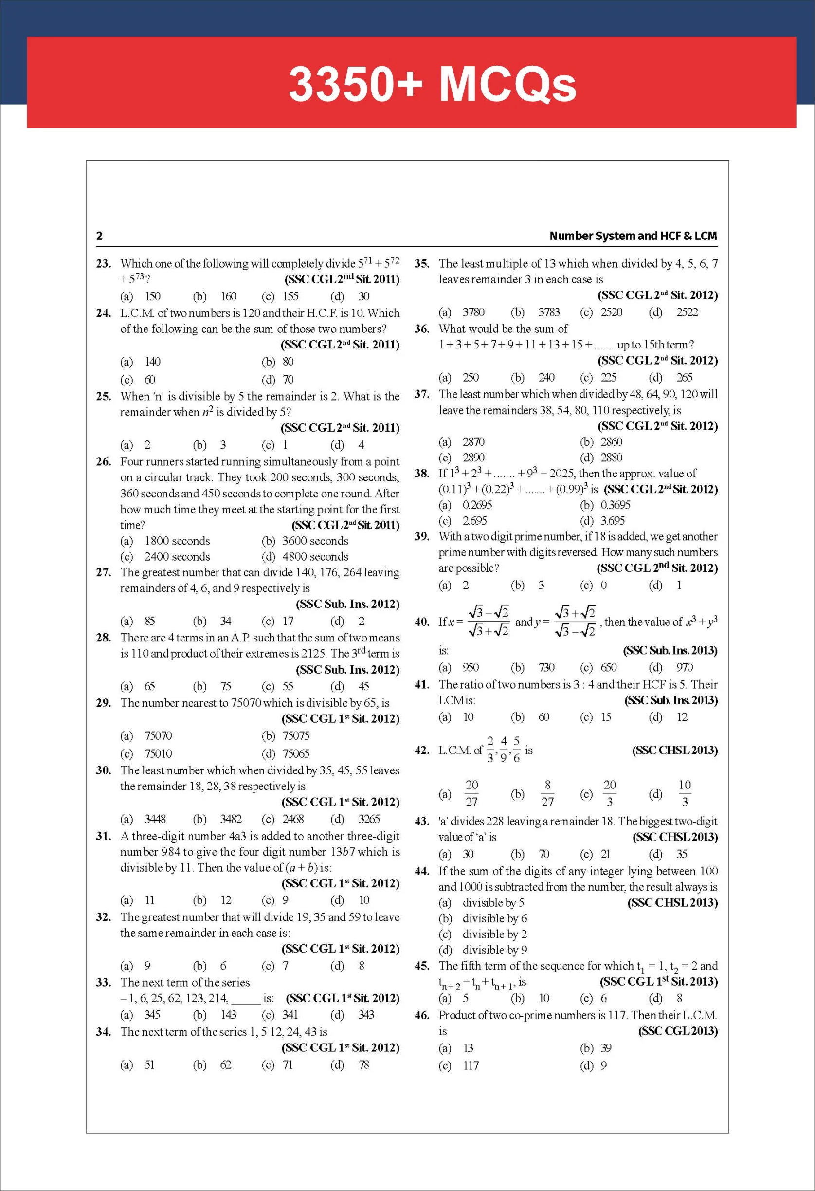 Disha Combo (4 Books) 85 Topic-wise 2025 - 2010 SSC Mathematics, English, Reasoning & General Awareness Previous Year Question Bank - CGL (Tier I & II), CHSL (Tier I & II), MTS, CPO & Stenographer 8th Edn - Image 8
