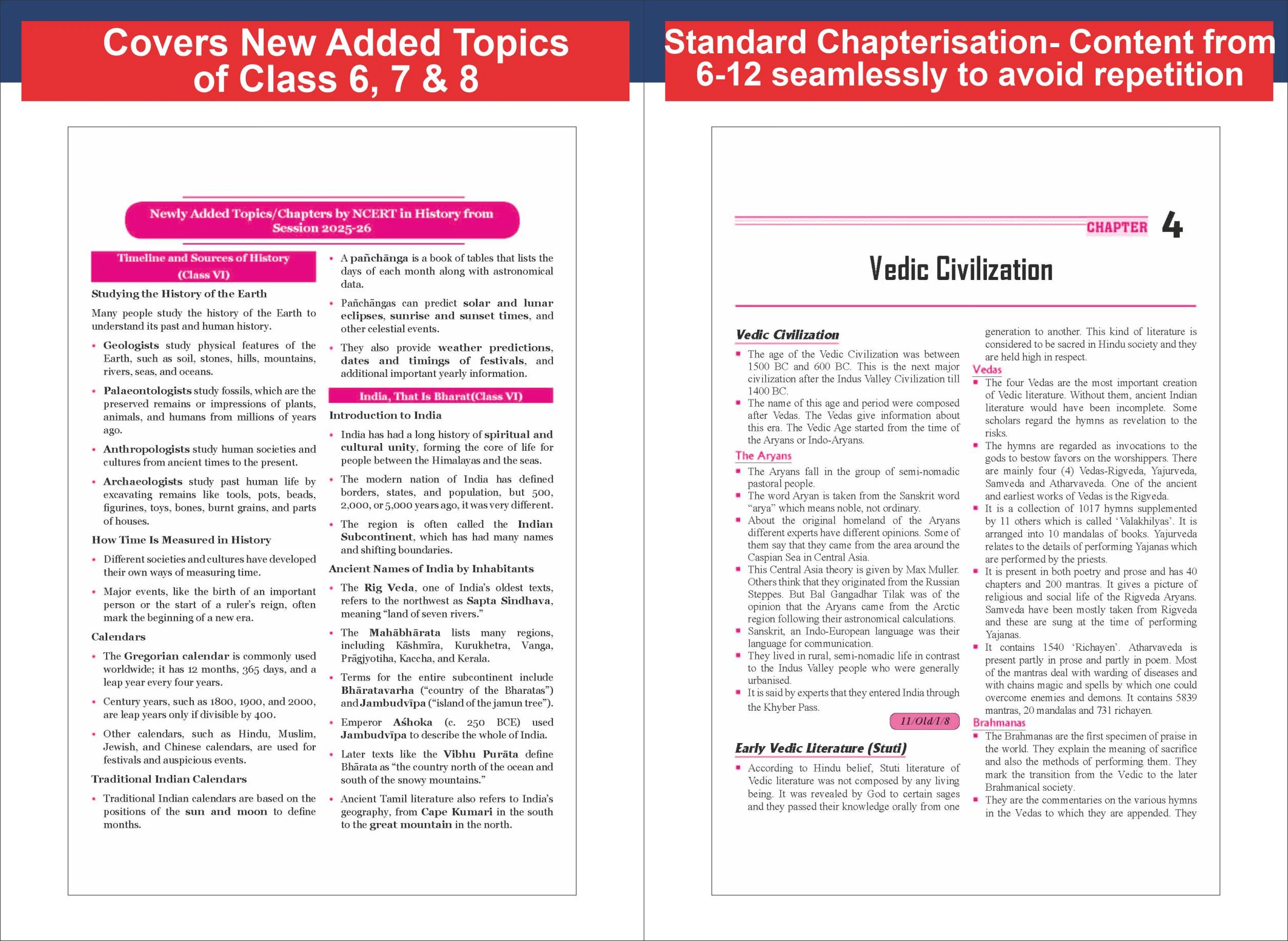 Disha Combo (5 Books) History, Political Science, Economics, Gen Science & Geography NCERT Digest (Class 6 - 12) for UPSC & State PSC Civil Services 3rd Edn | Old + New NCERT + TN | Prelims & Mains - Image 8
