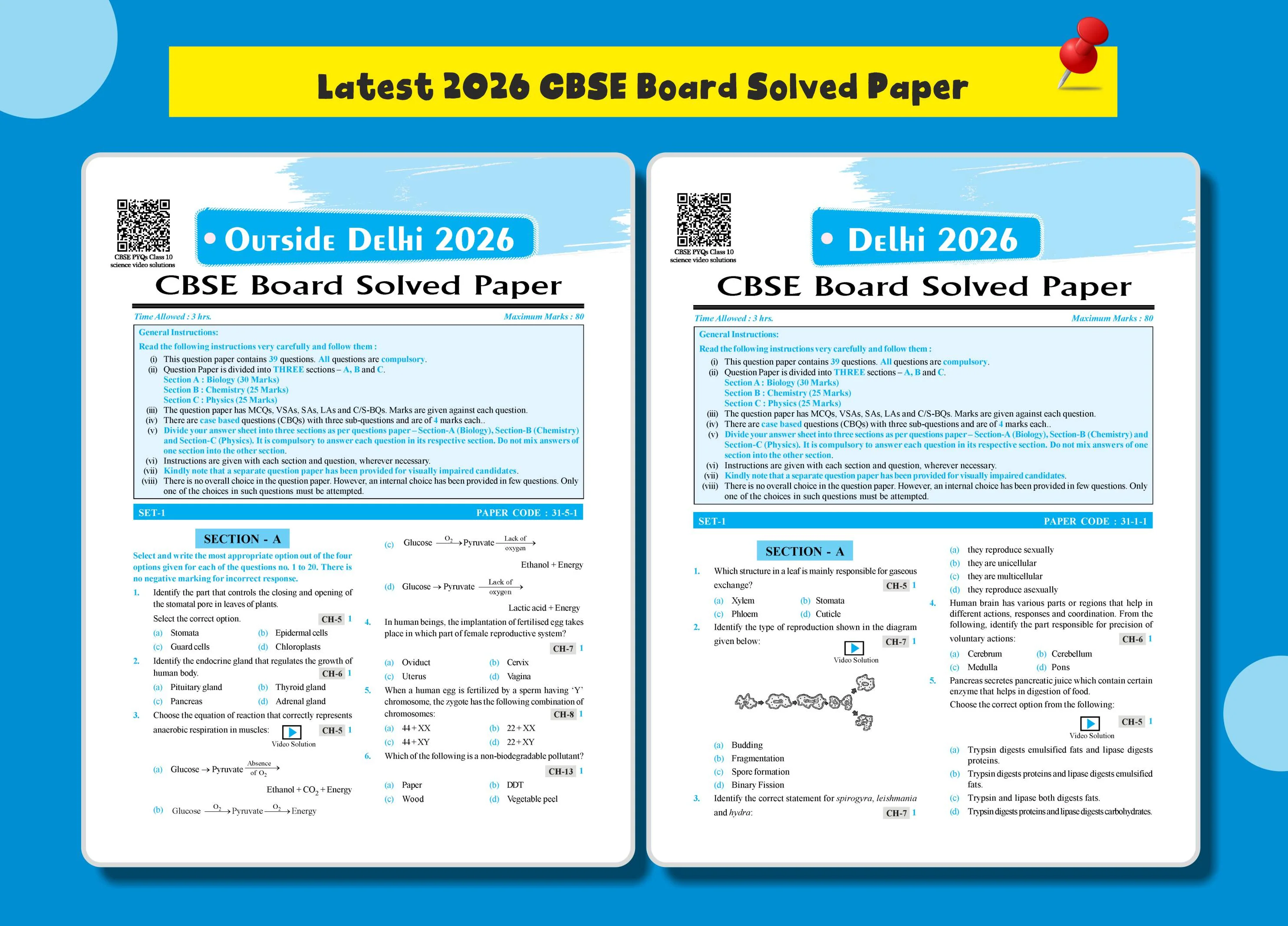 Disha Combo (5 Books) Score 100 Science, Mathematics (Std), Social Science, Hindi B, English Lang. & Lit. CBSE Class 10 - 10 Year-wise Solved Papers (2017 - 2026) with FREE Mobile Stand | 2027 Exam - Image 2