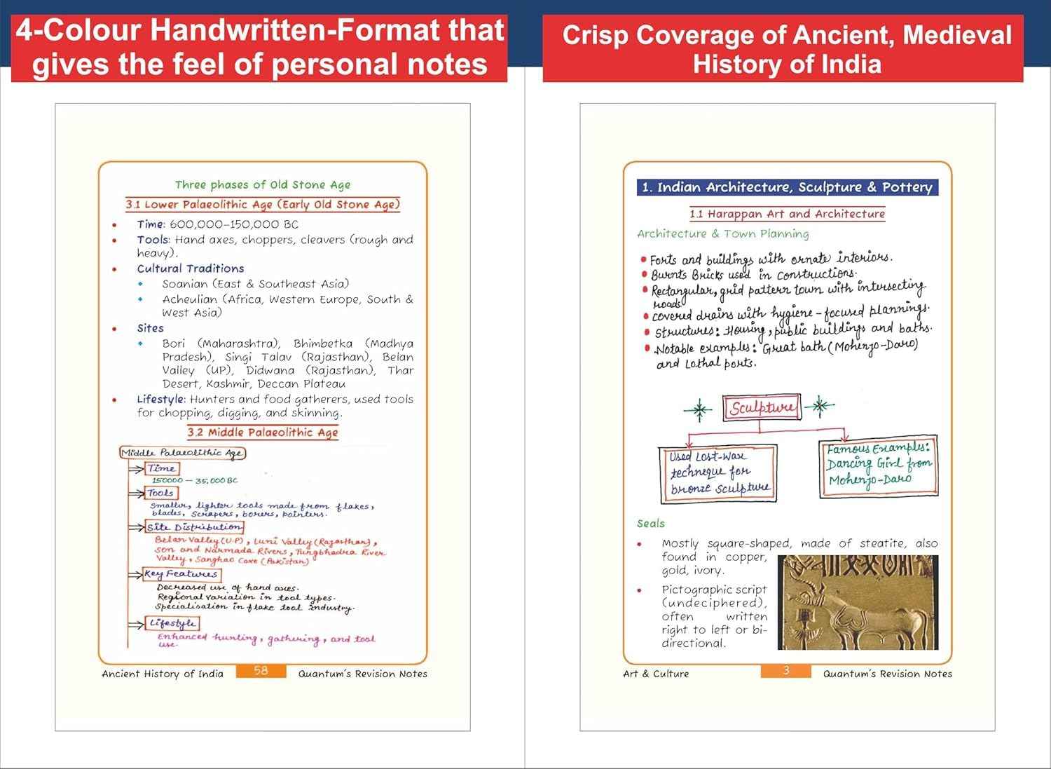 Disha Combo (8 Books) Quantum UPSC & State PSC PRELIMS Special Pocket Revision Notes with Free Prelims Performance Enhancer for Civil Services | General Studies 4-colour Handwritten Notes | Mock tests - Image 3