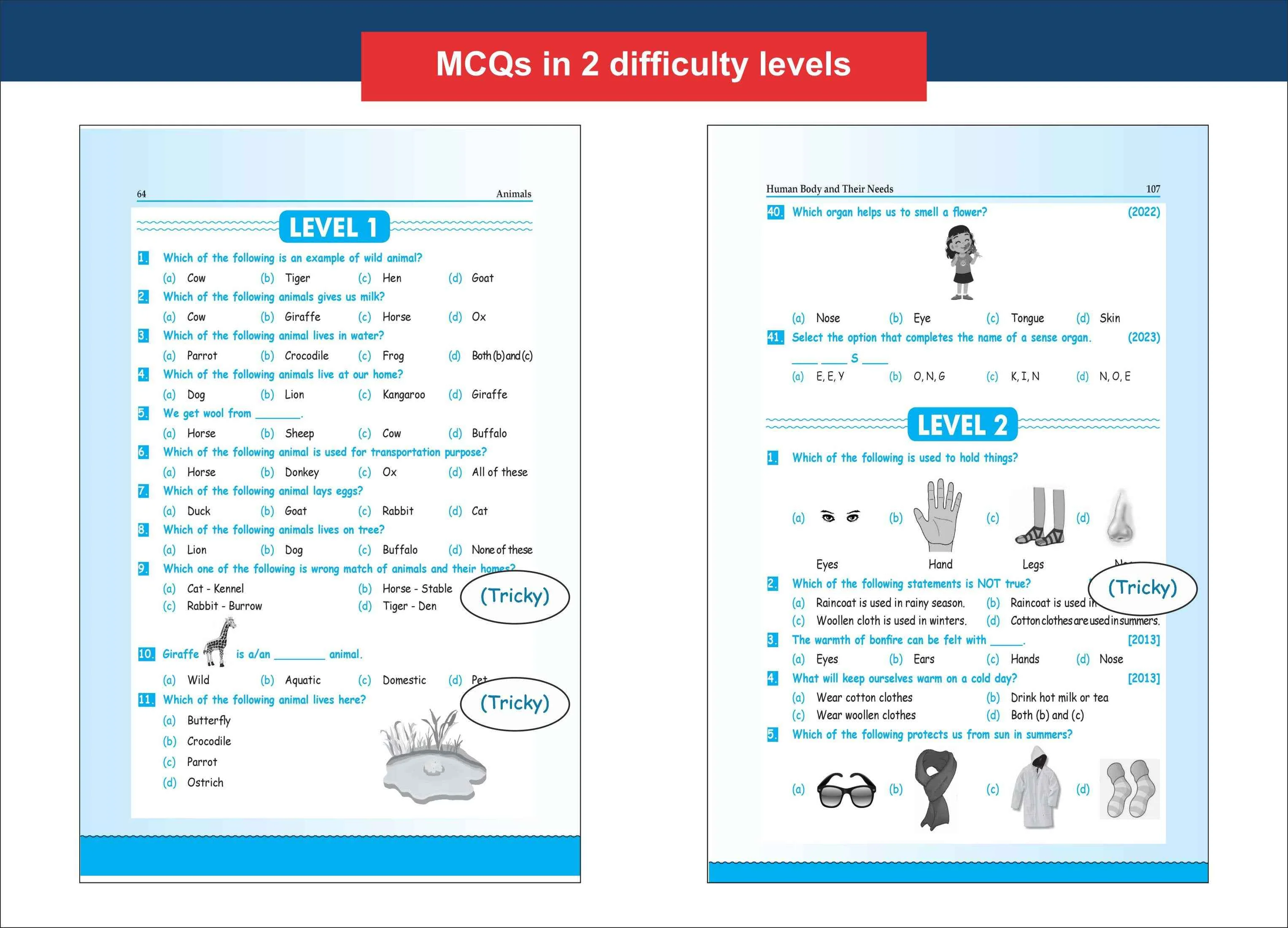 Old Edition - Disha Combo Class 1 (set of 3 Books) Olympiad Champs Science, Maths & English with Previous 12 Year (2013 - 2024) Questions 6th Edition | Theory, PYQs & Practice Exercise | SOF, IMO, NSO, IEO | - Image 6